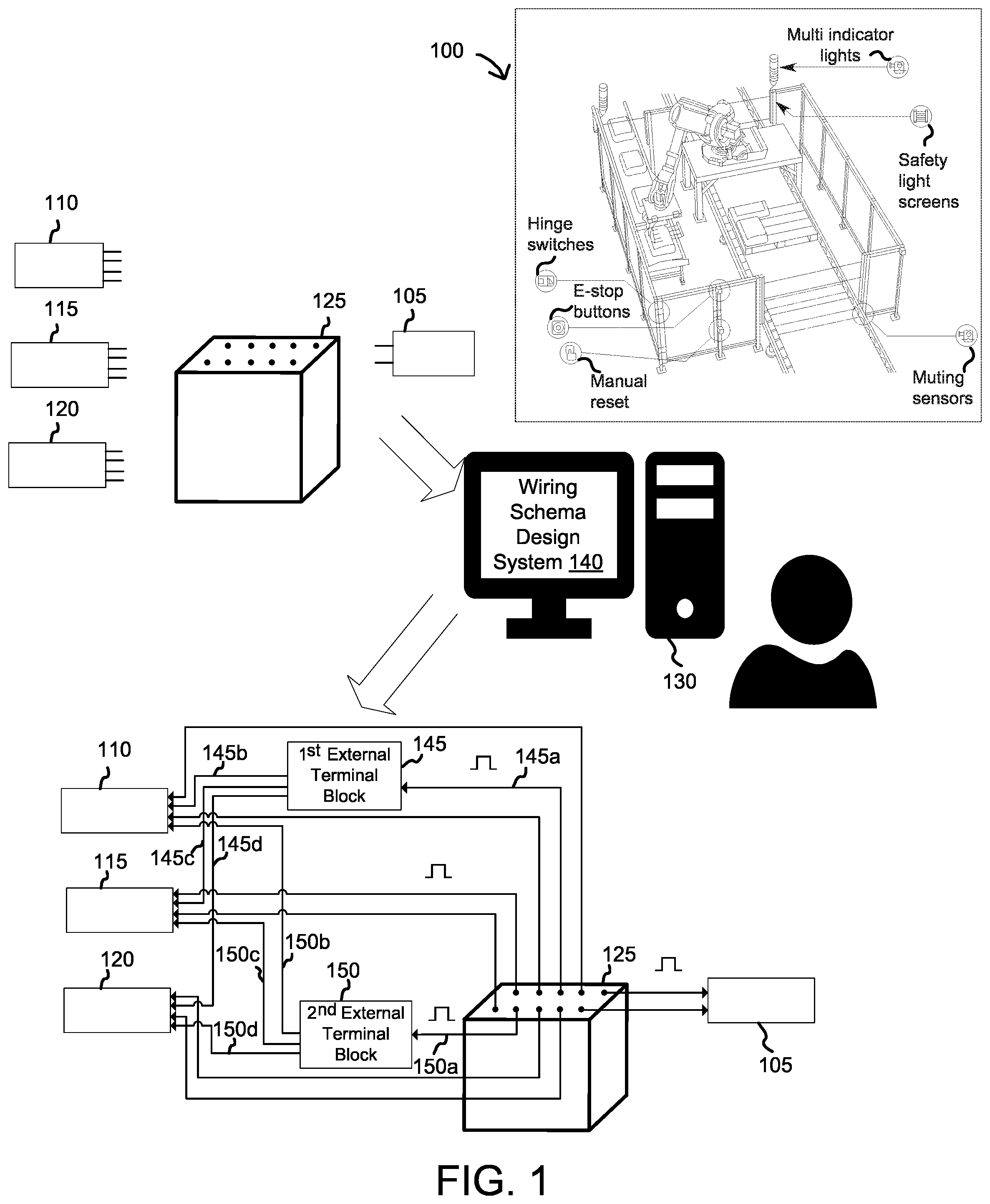 Patent US11847384 Figure 1 – Methods to generate a wiring schema