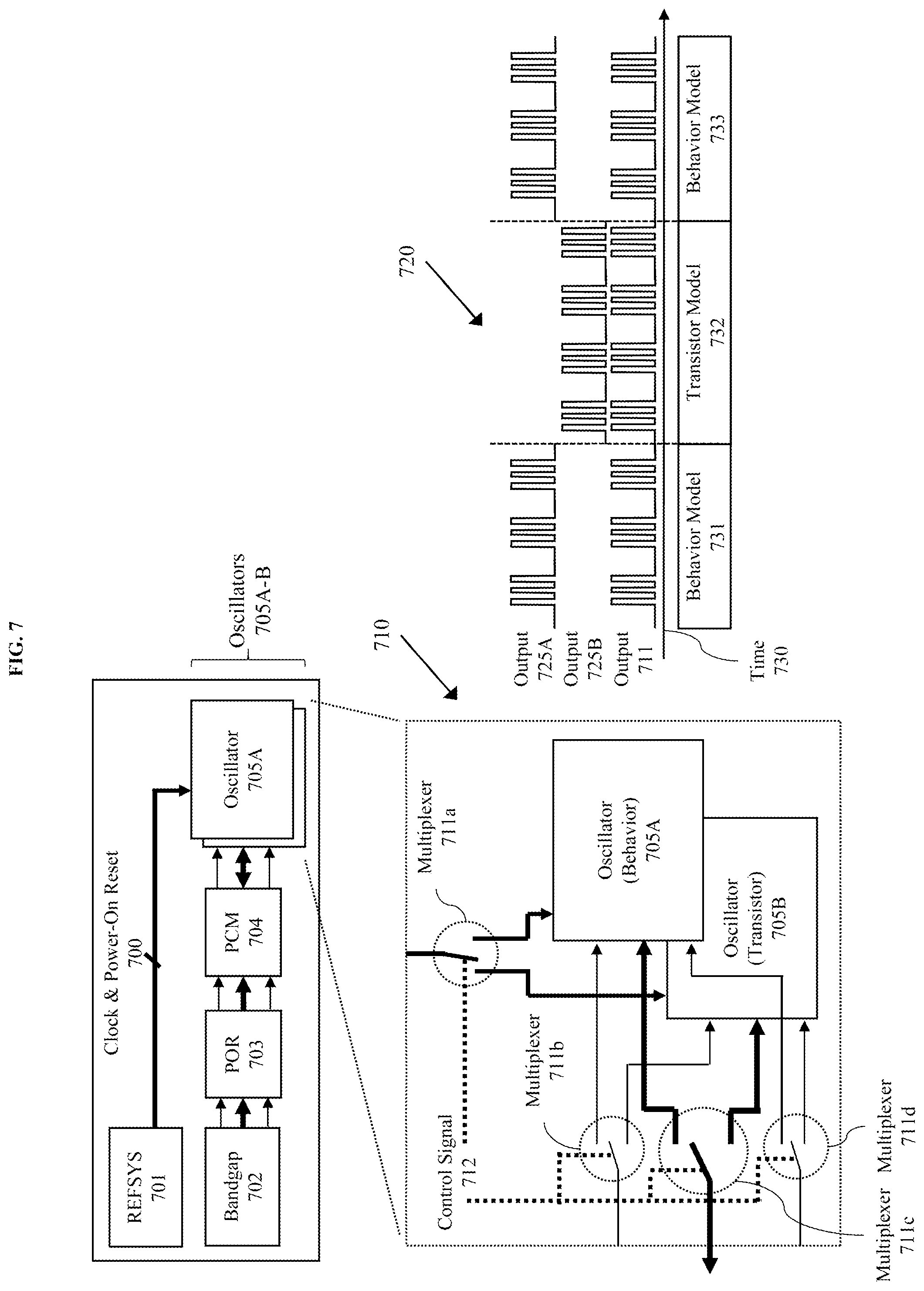 Patent US11847392 Figure 8 – Method, product, and system for dynamic design switching for high performance mixed signal simulation