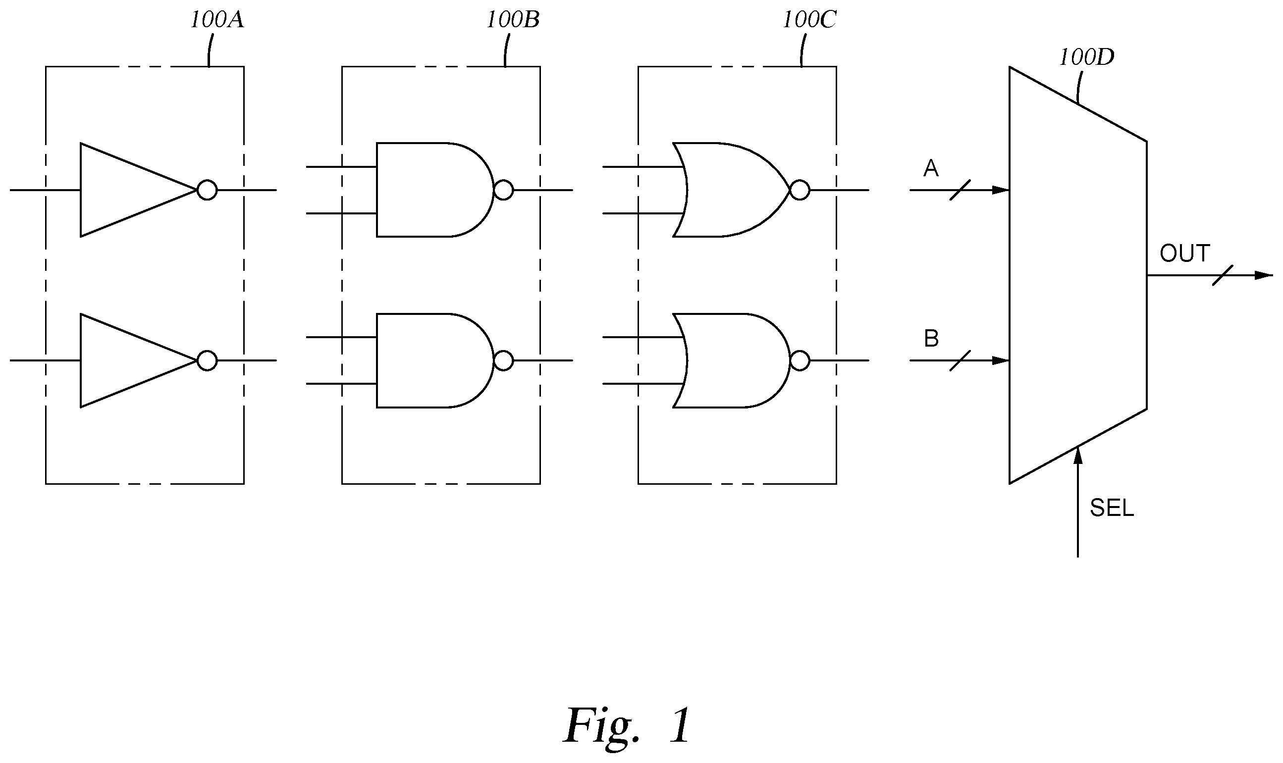 Patent US11847396 Figure 1 – Integrated circuit design using multi-bit combinational cells