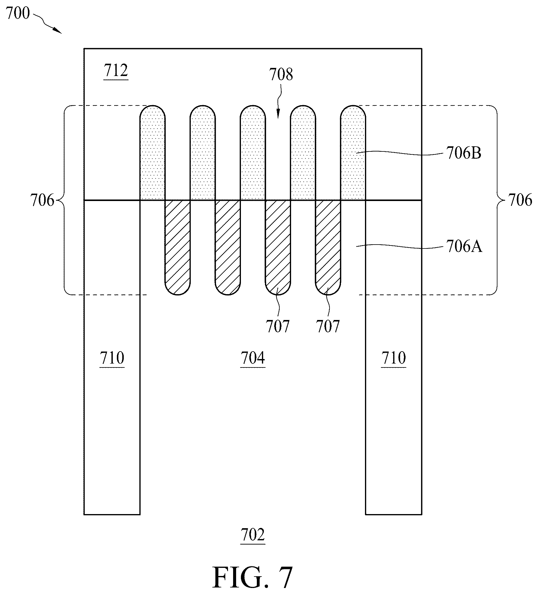Patent US11847399 Figure 8 – Integrated circuit with asymmetric mirrored layout analog cells