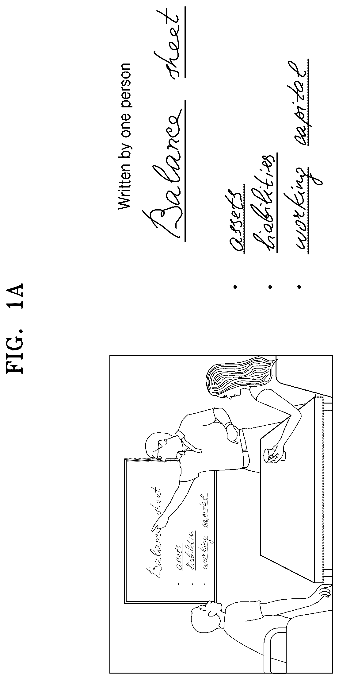Patent US11847401 Figure 1 – Method and apparatus for recognizing handwriting inputs in multiple-user environment