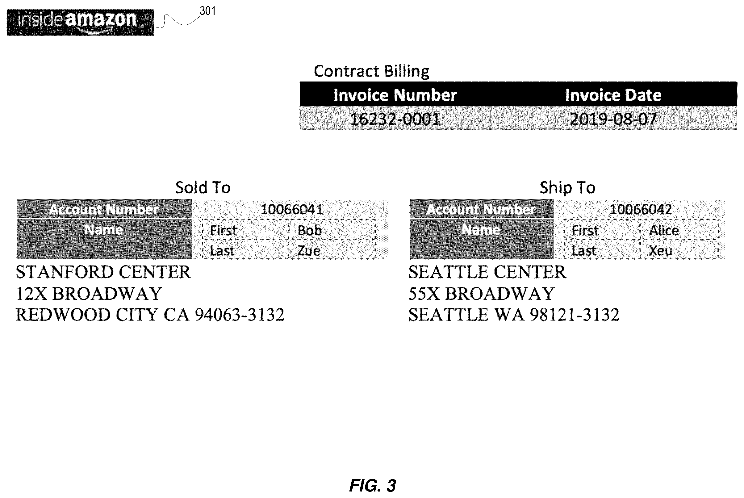 Patent US11847406 Figure 3 – Natural language processing on semi-structured data