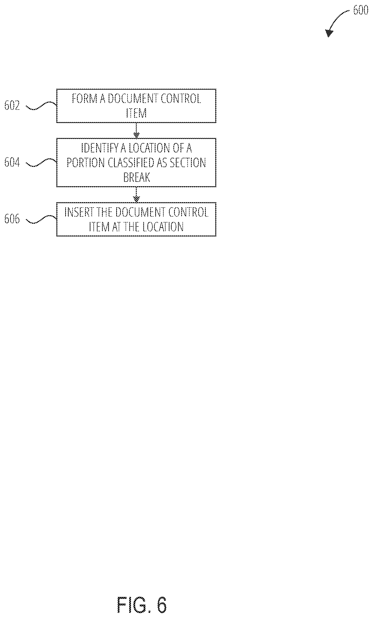 Patent US11847408 Figure 6 – Document control item