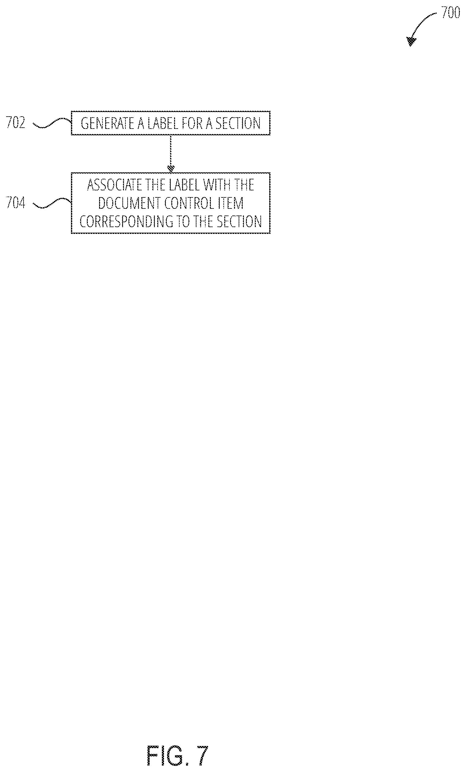 Patent US11847408 Figure 7 – Document control item