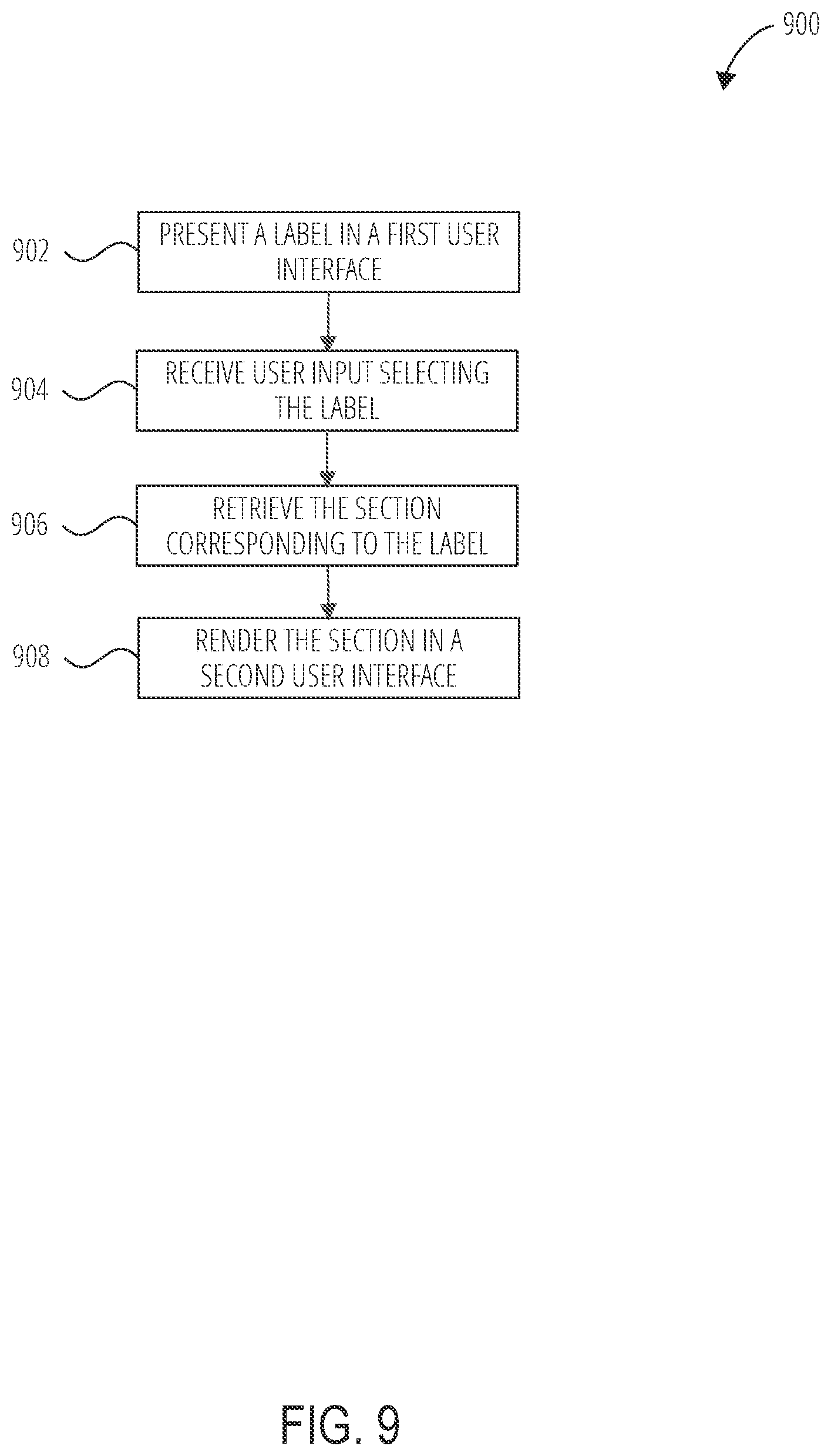 Patent US11847408 Figure 9 – Document control item