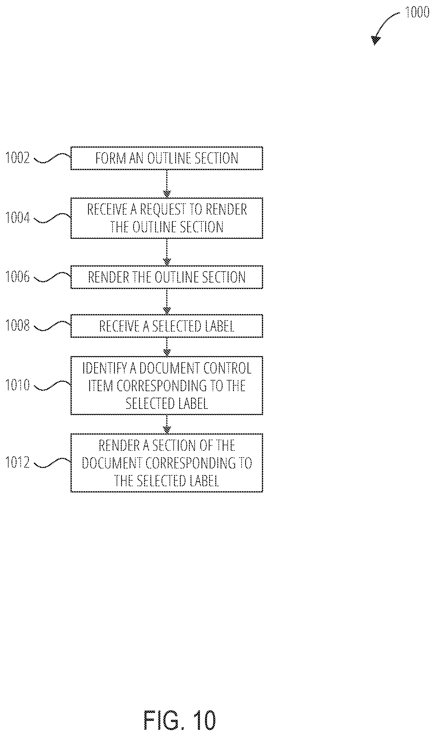 Patent US11847408 Figure 10 – Document control item