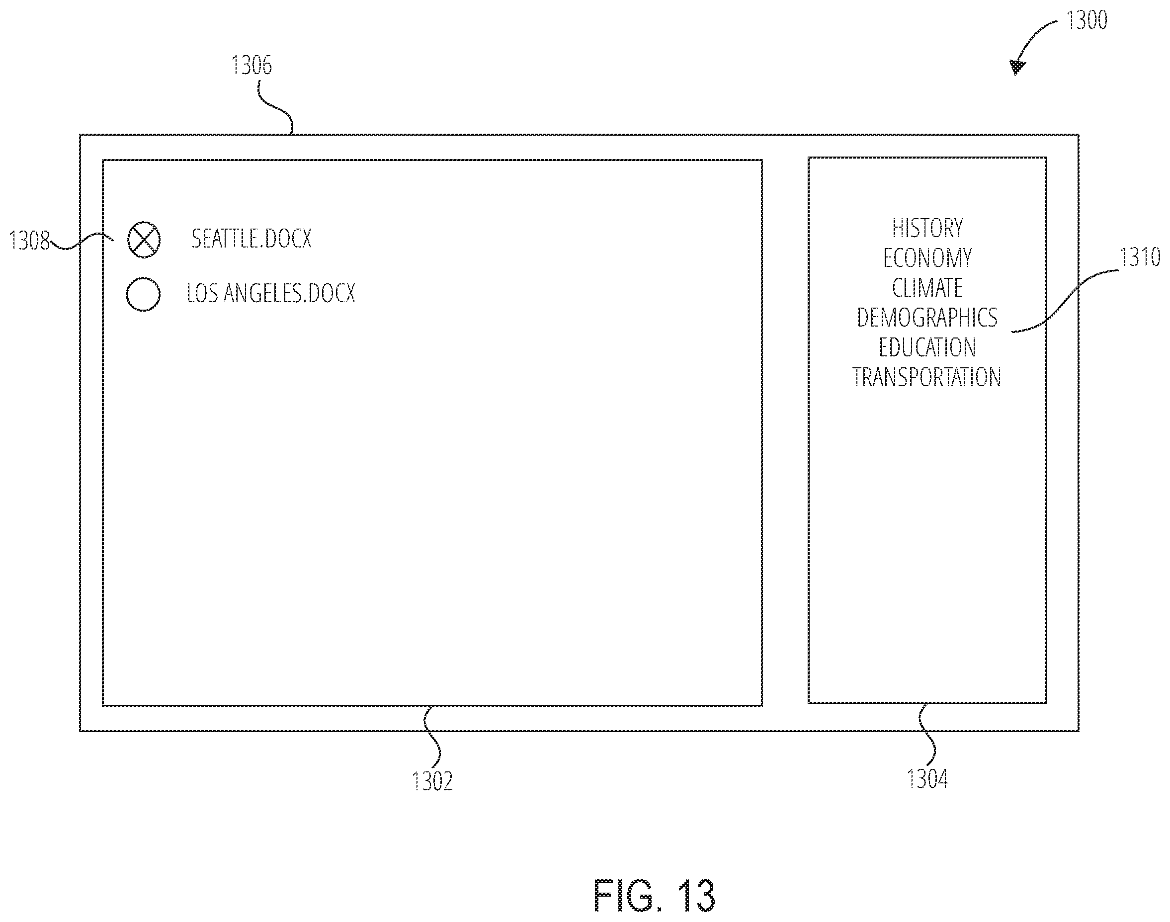 Patent US11847408 Figure 13 – Document control item