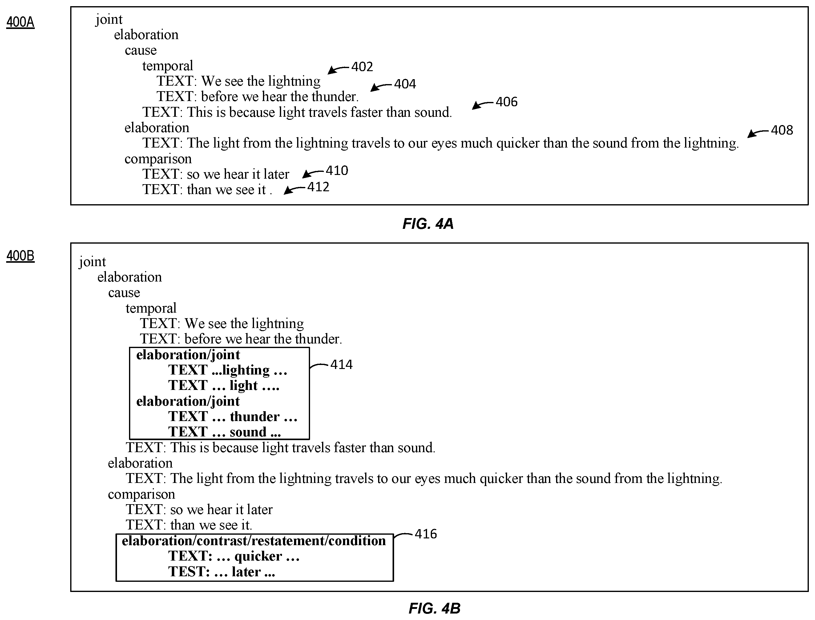 Patent US11847420 Figure 4 – Conversational explainability