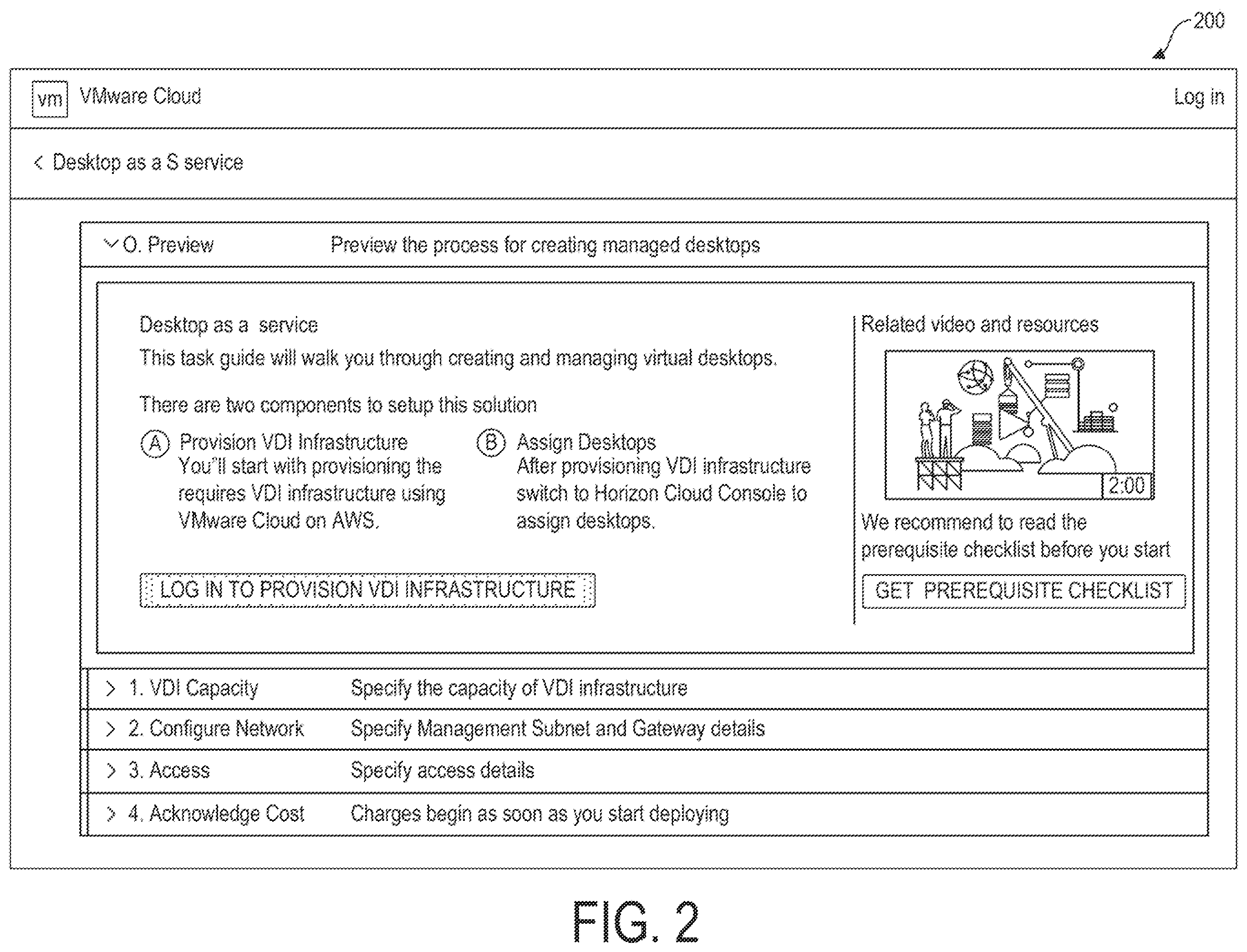 Patent US11847432 Figure 2 – System and method for generating accessible user experience design guidance materials