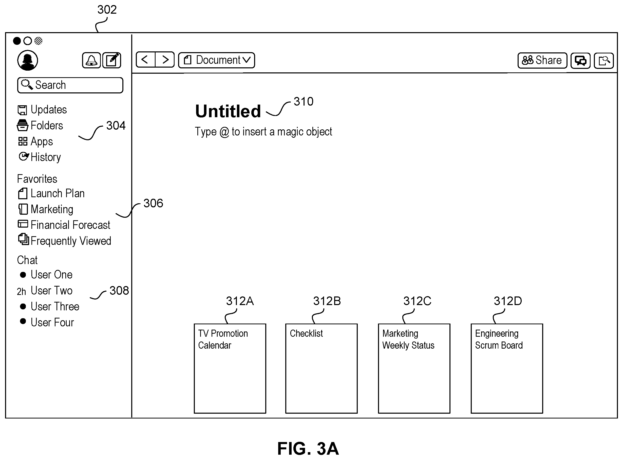 Patent US11847438 Figure 3 – Offline capabilities for live applications in a cloud collaboration platform