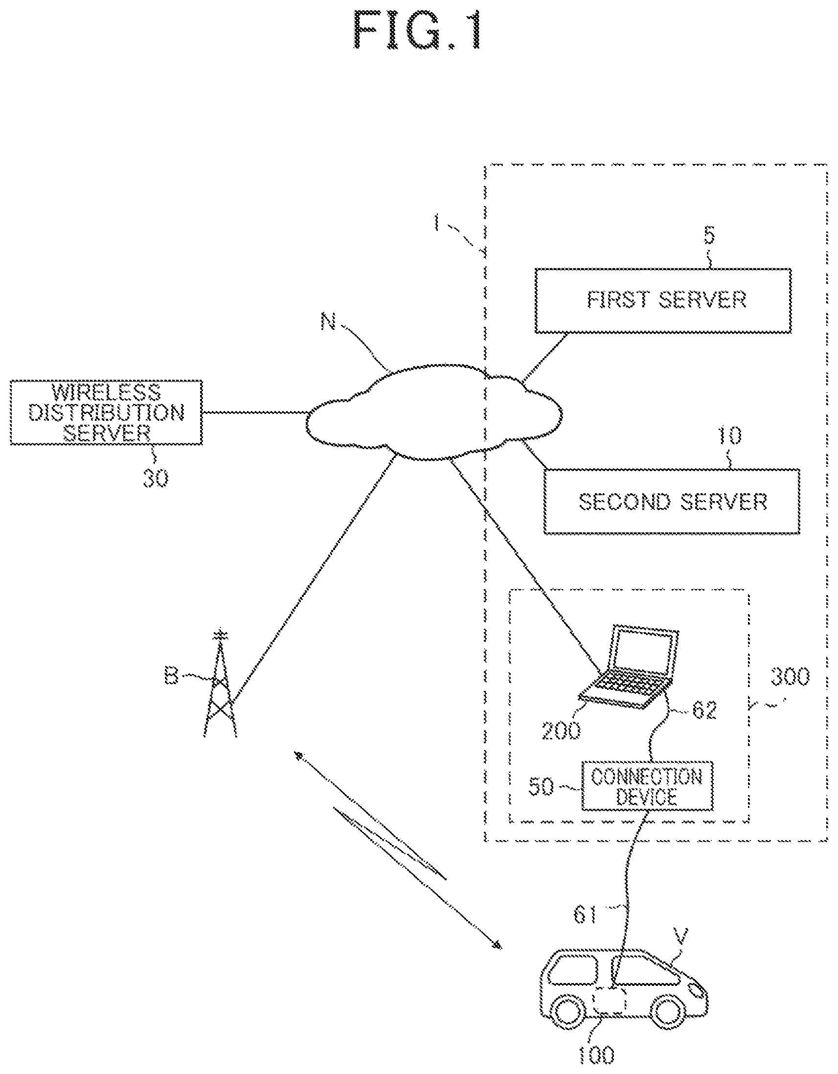 Patent US11847440 Figure 1 – Vehicle program update management system, reprogramming terminal, and vehicle program update management method