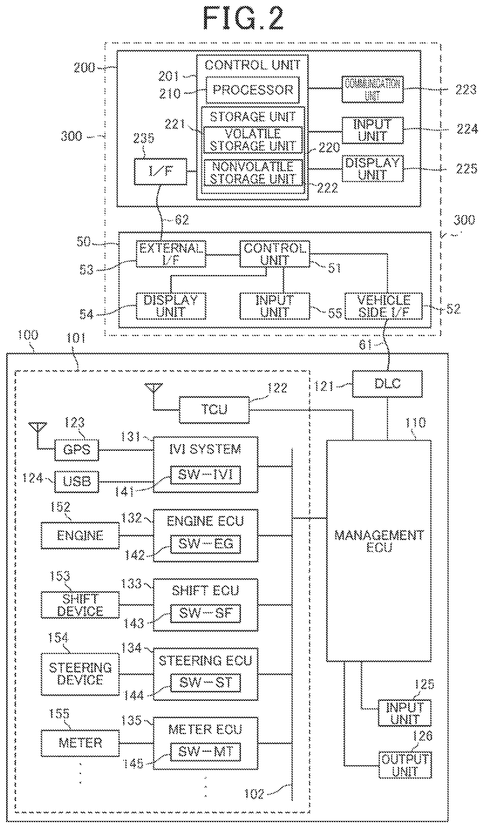 Patent US11847440 Figure 2 – Vehicle program update management system, reprogramming terminal, and vehicle program update management method