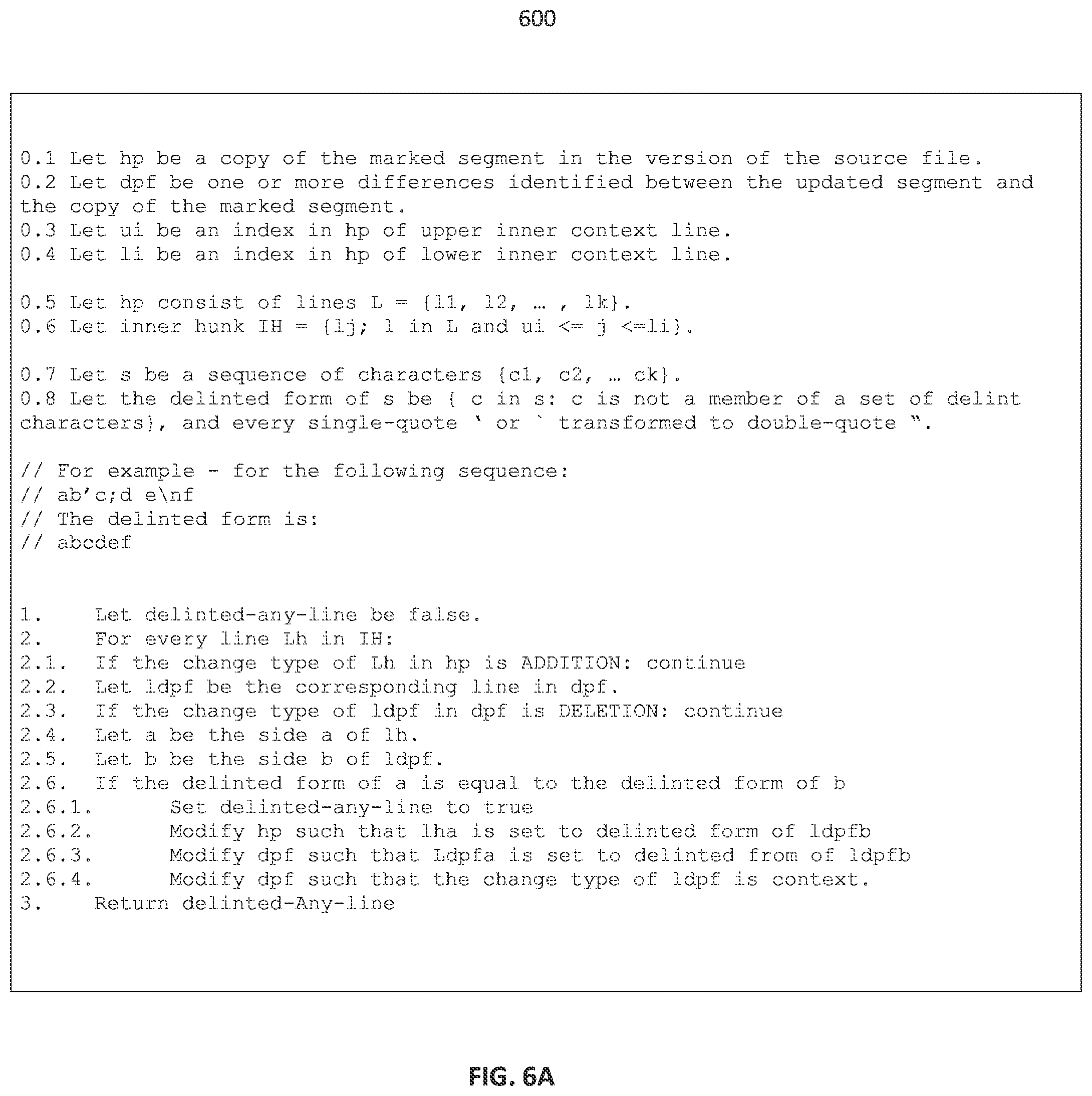 Patent US11847444 Figure 6 – Automatically updating documentation