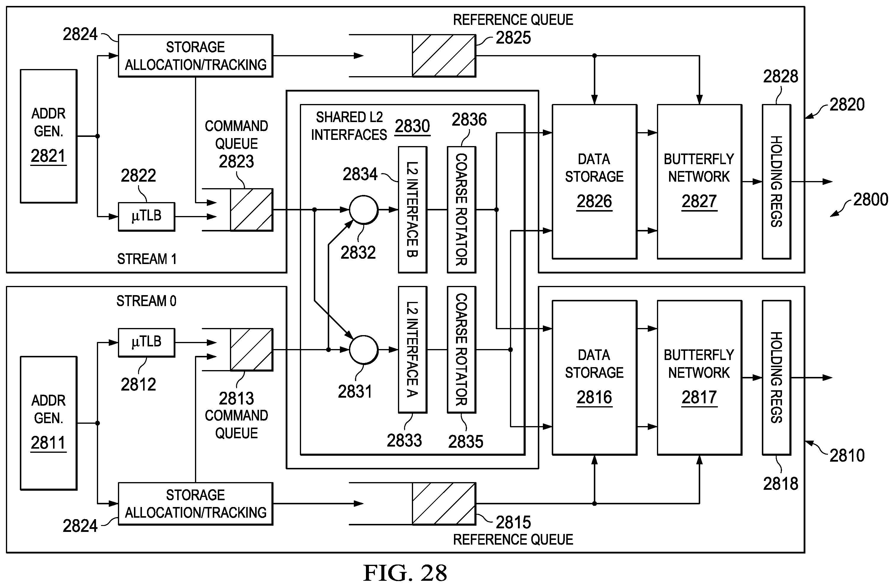 Patent US11847453 Figure 15 – Stream engine with element promotion and decimation modes
