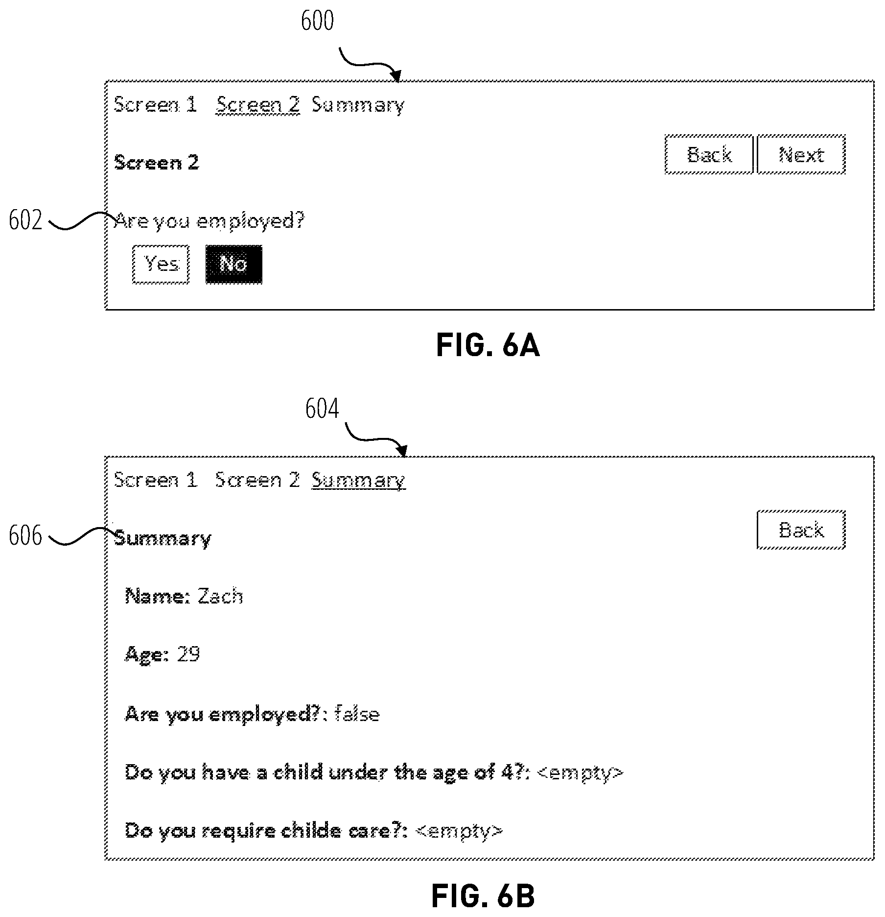 Patent US11847472 Figure 9 – Framework for linearizing interviews while permitting user backtracking and provisionally storing answers for repopulating responses