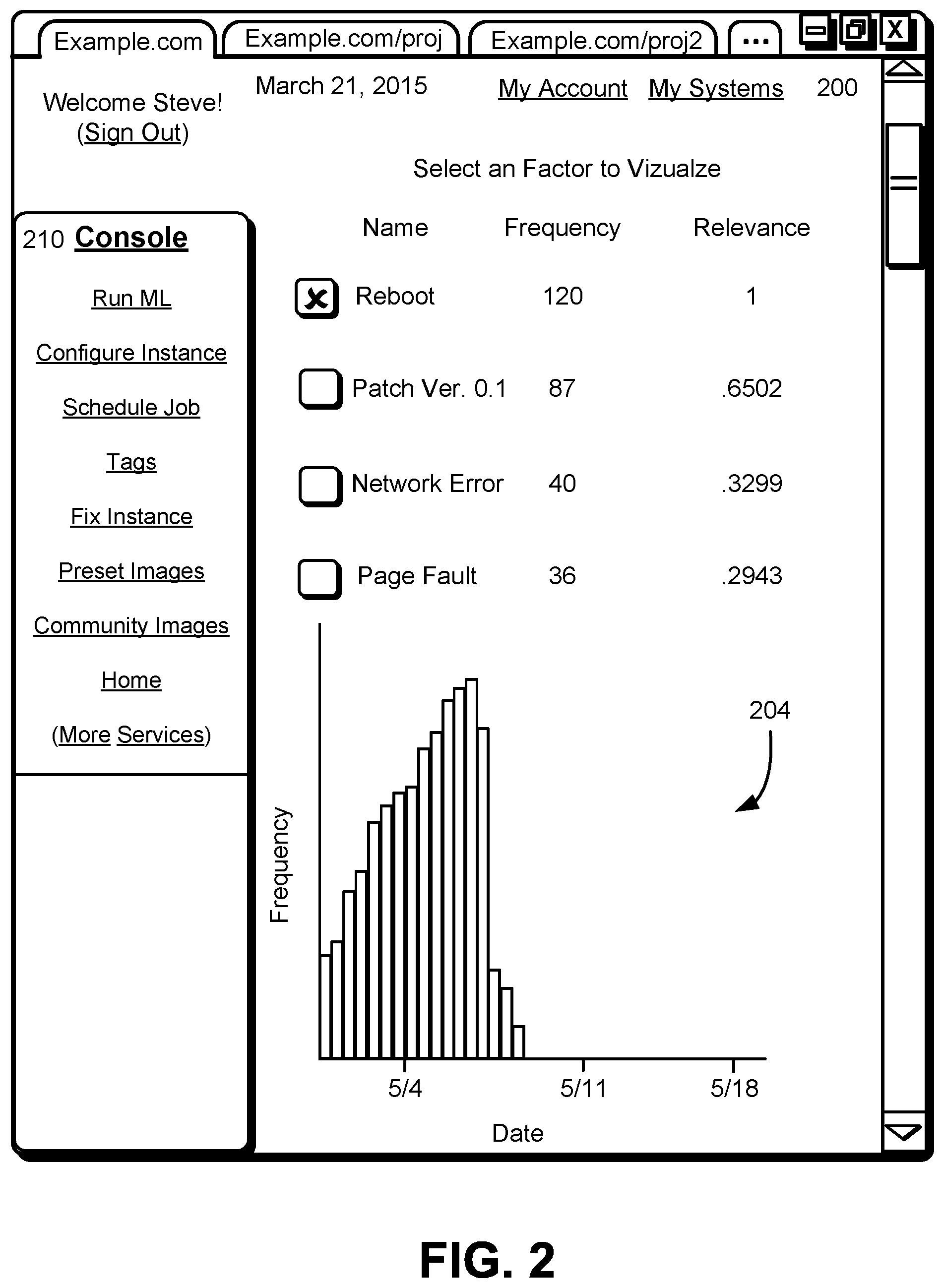 Patent US11847480 Figure 2 – System for detecting impairment issues of distributed hosts