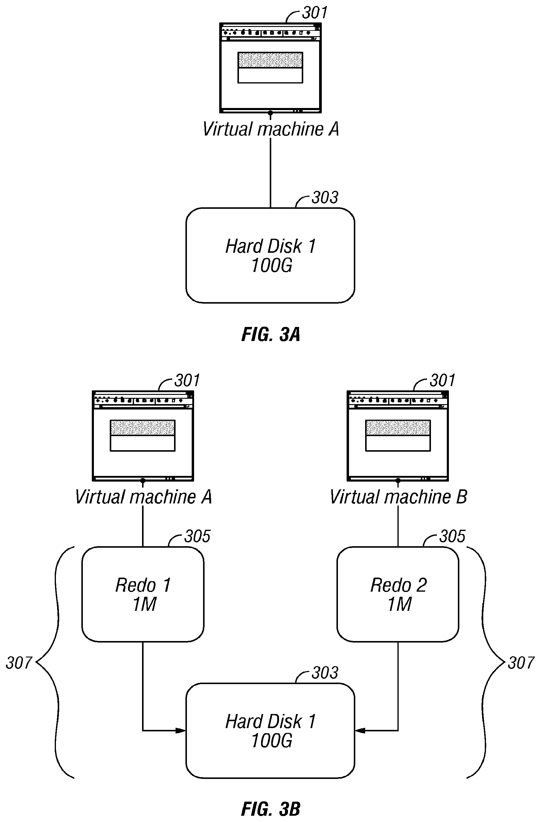 Patent US11847484 Figure 2 – Virtual machine image management using delta trees