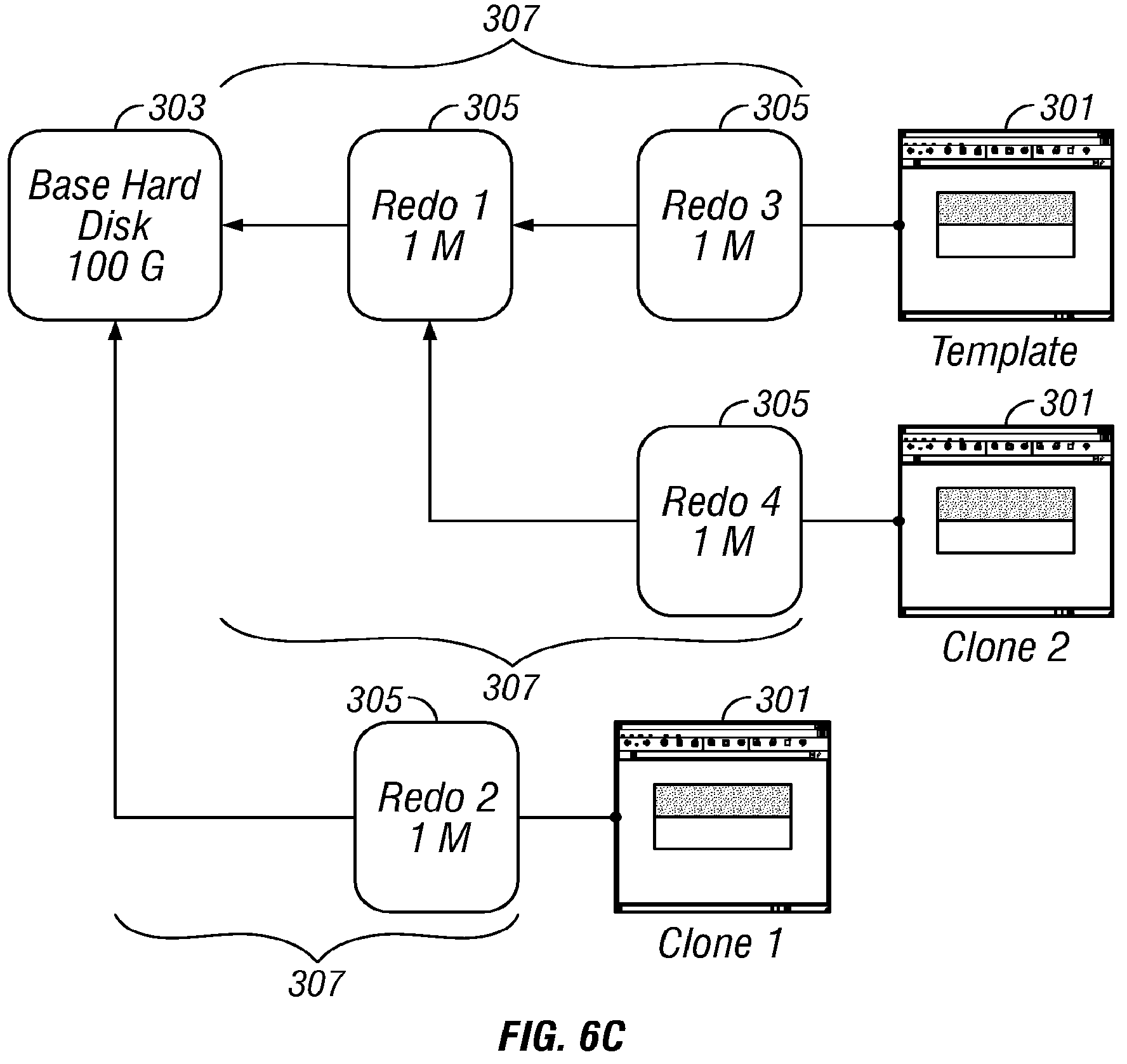 Patent US11847484 Figure 6 – Virtual machine image management using delta trees