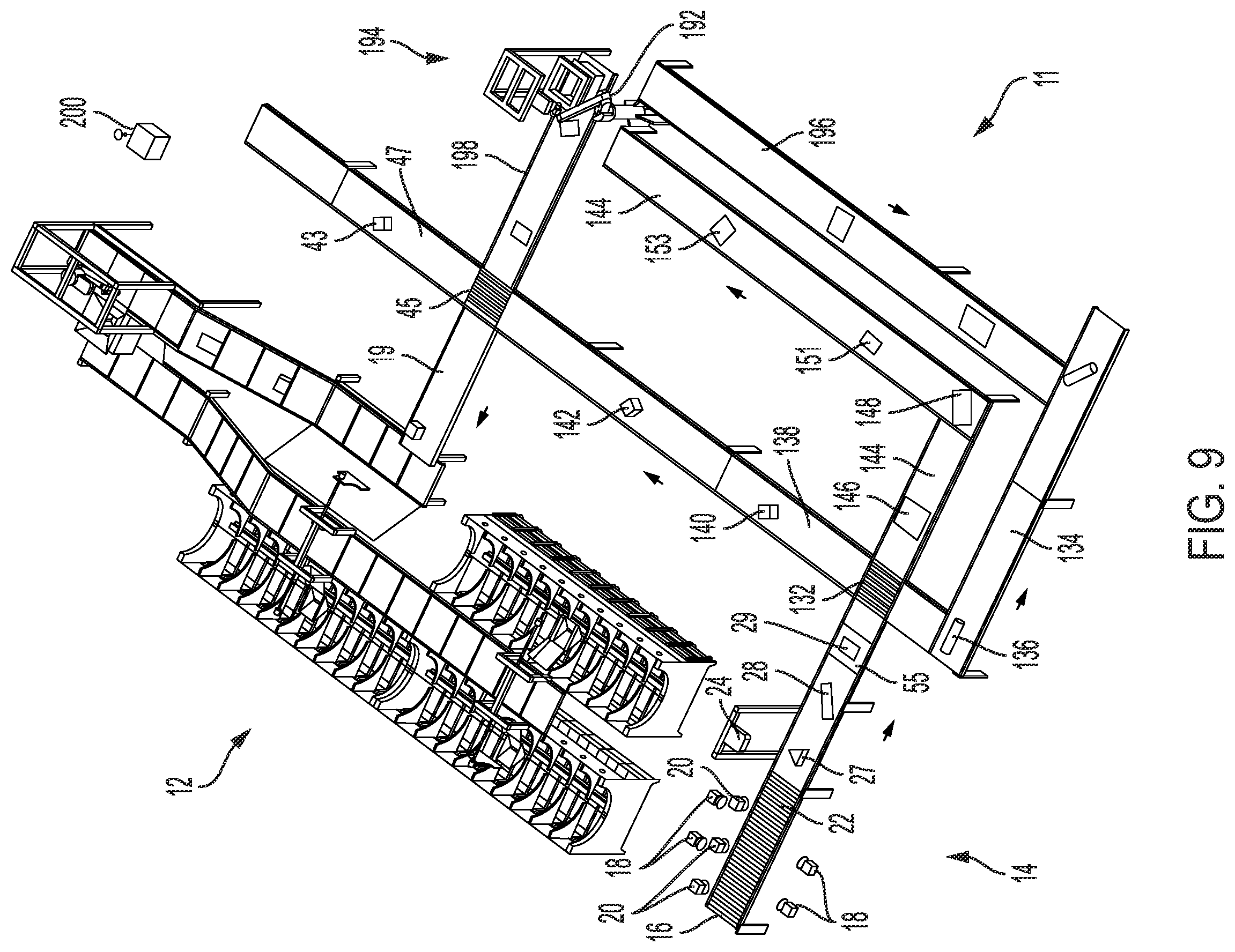 Patent US11847513 Figure 8 – Systems and methods for separating objects using vacuum diverts with one or more object processing systems