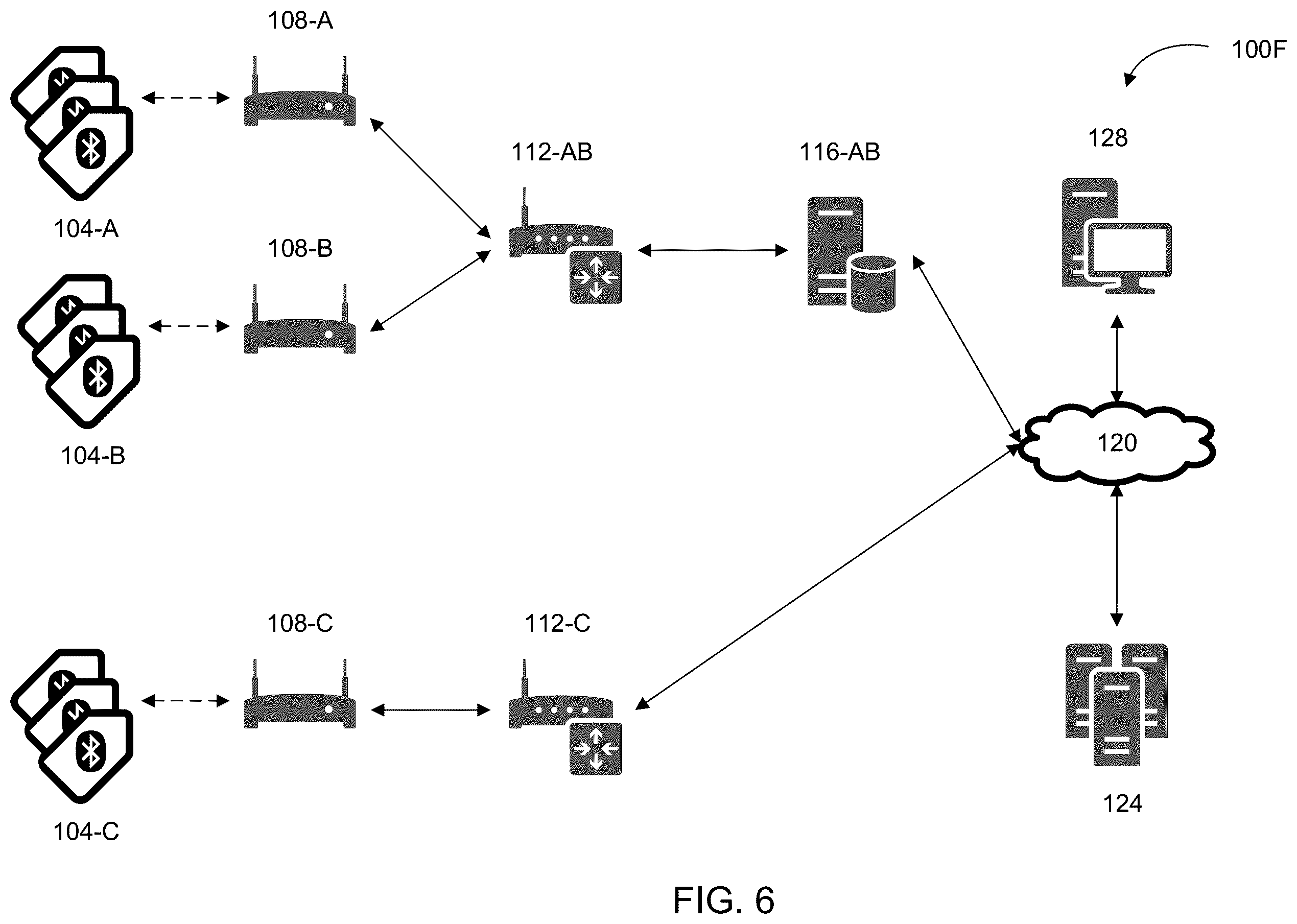 Patent US11847519 Figure 6 – System and method for tracking tags over bluetooth low energy