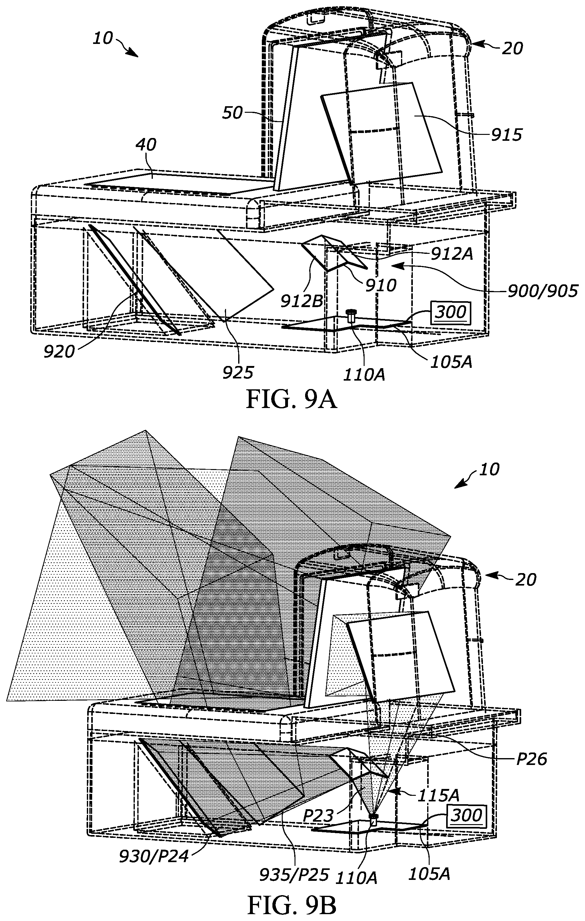 Patent US11847522 Figure 9 – Bioptic barcode readers