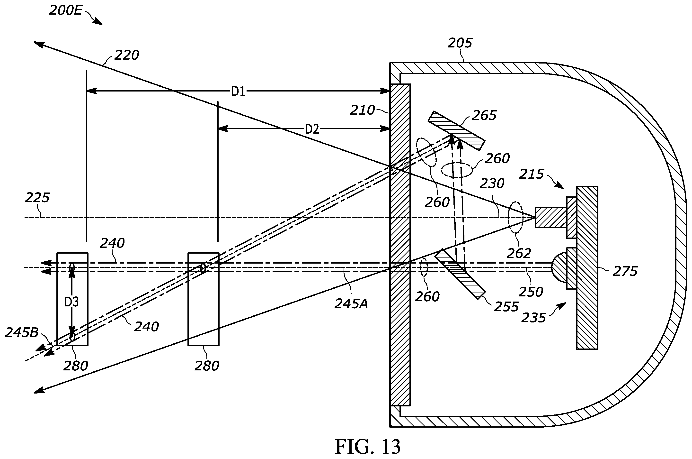 Patent US11847525 Figure 8 – Barcode reader with transflective mirror