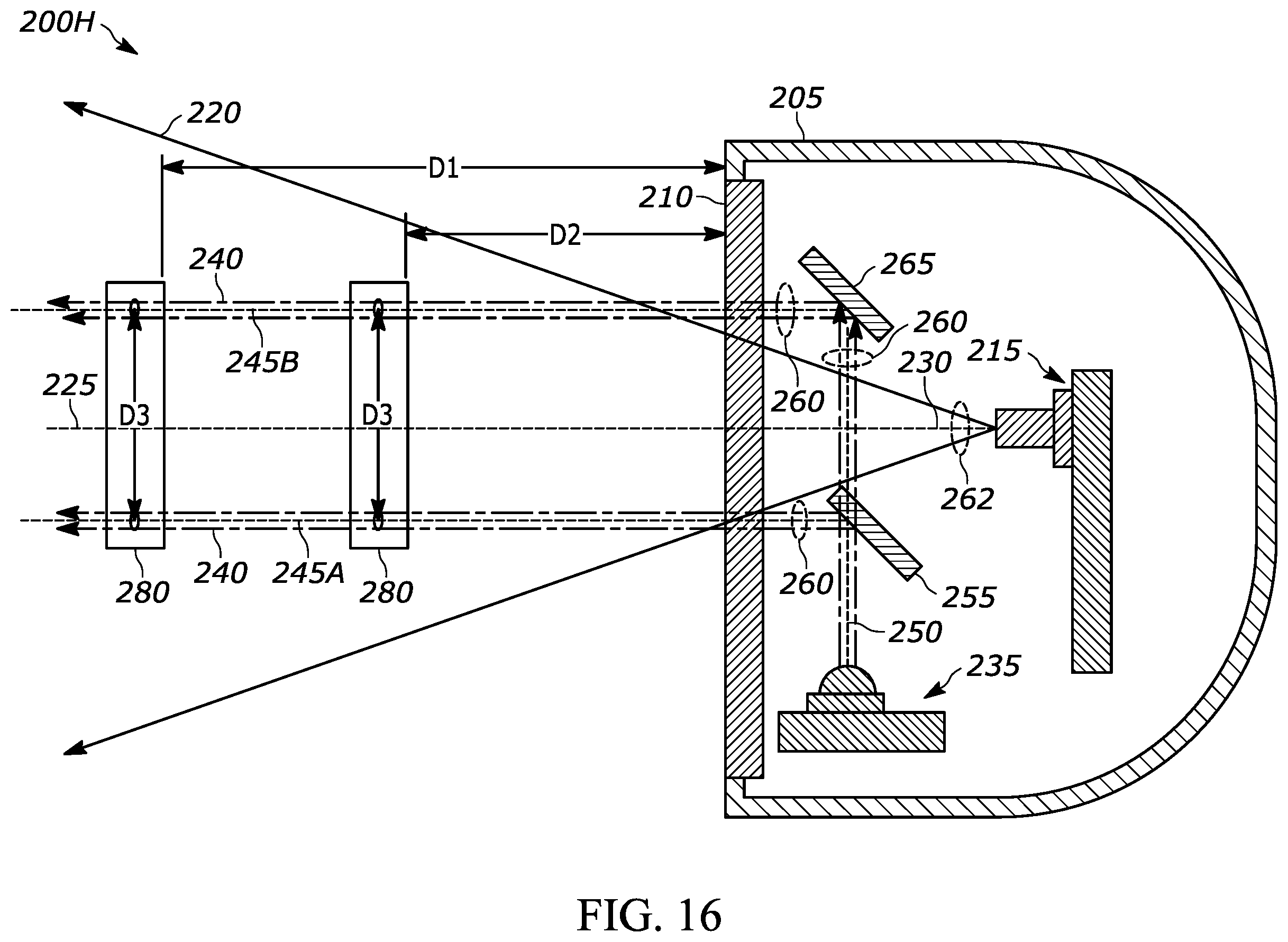 Patent US11847525 Figure 11 – Barcode reader with transflective mirror