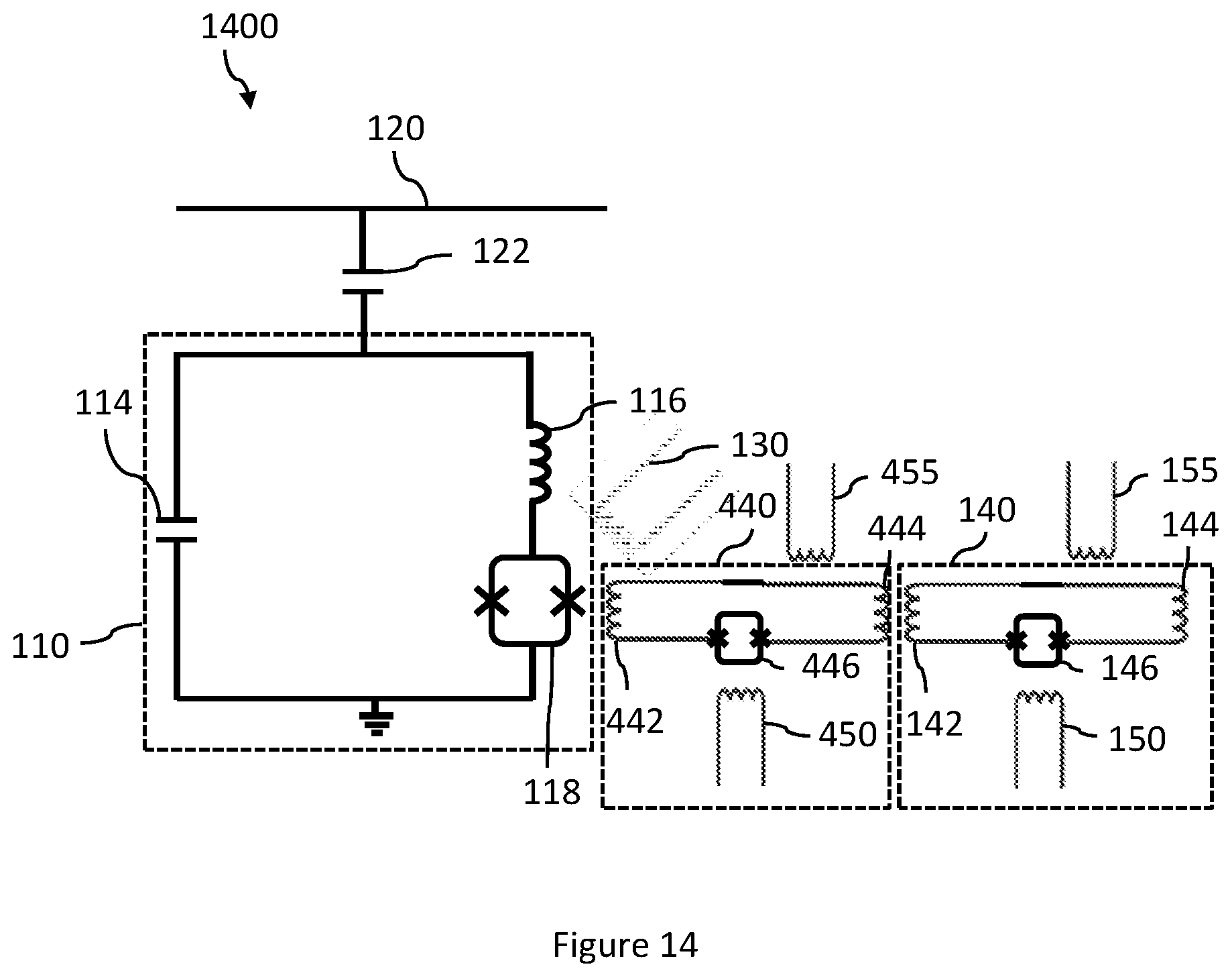 Patent US11847534 Figure 19 – Systems and methods for operation of a frequency multiplexed resonator input and/or output for a superconducting device