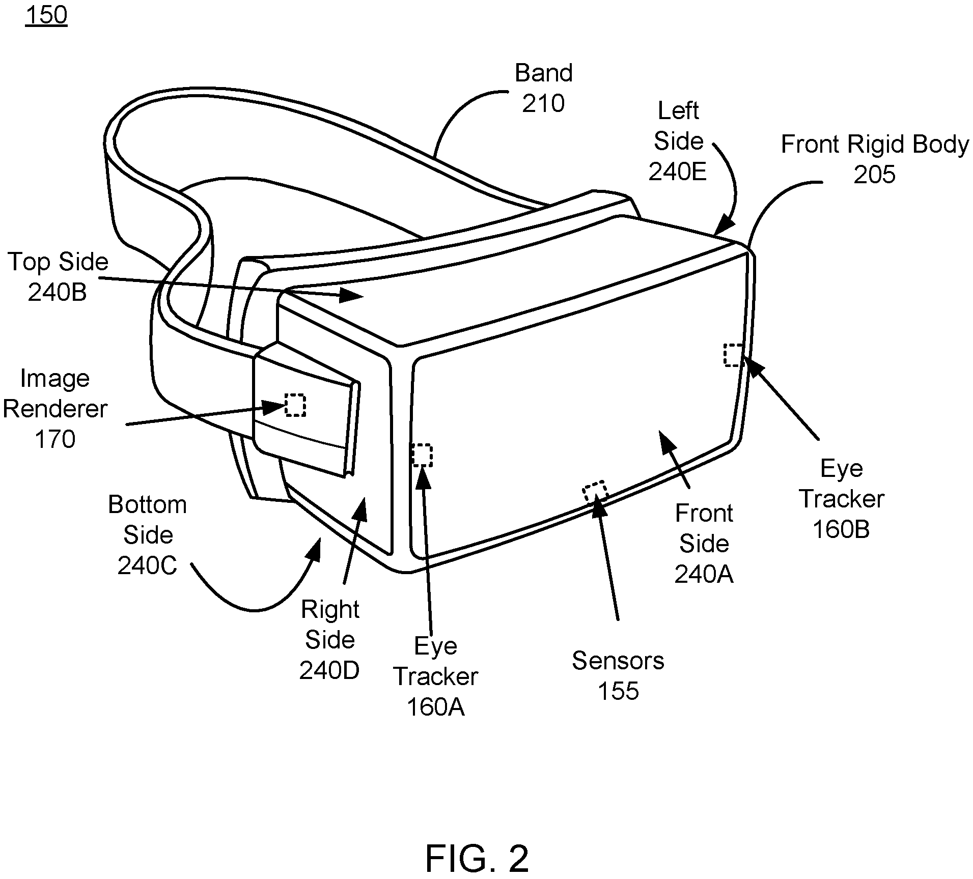 Patent US11847552 Figure 2 – Pipeline with processor including neural network for rendering artificial reality