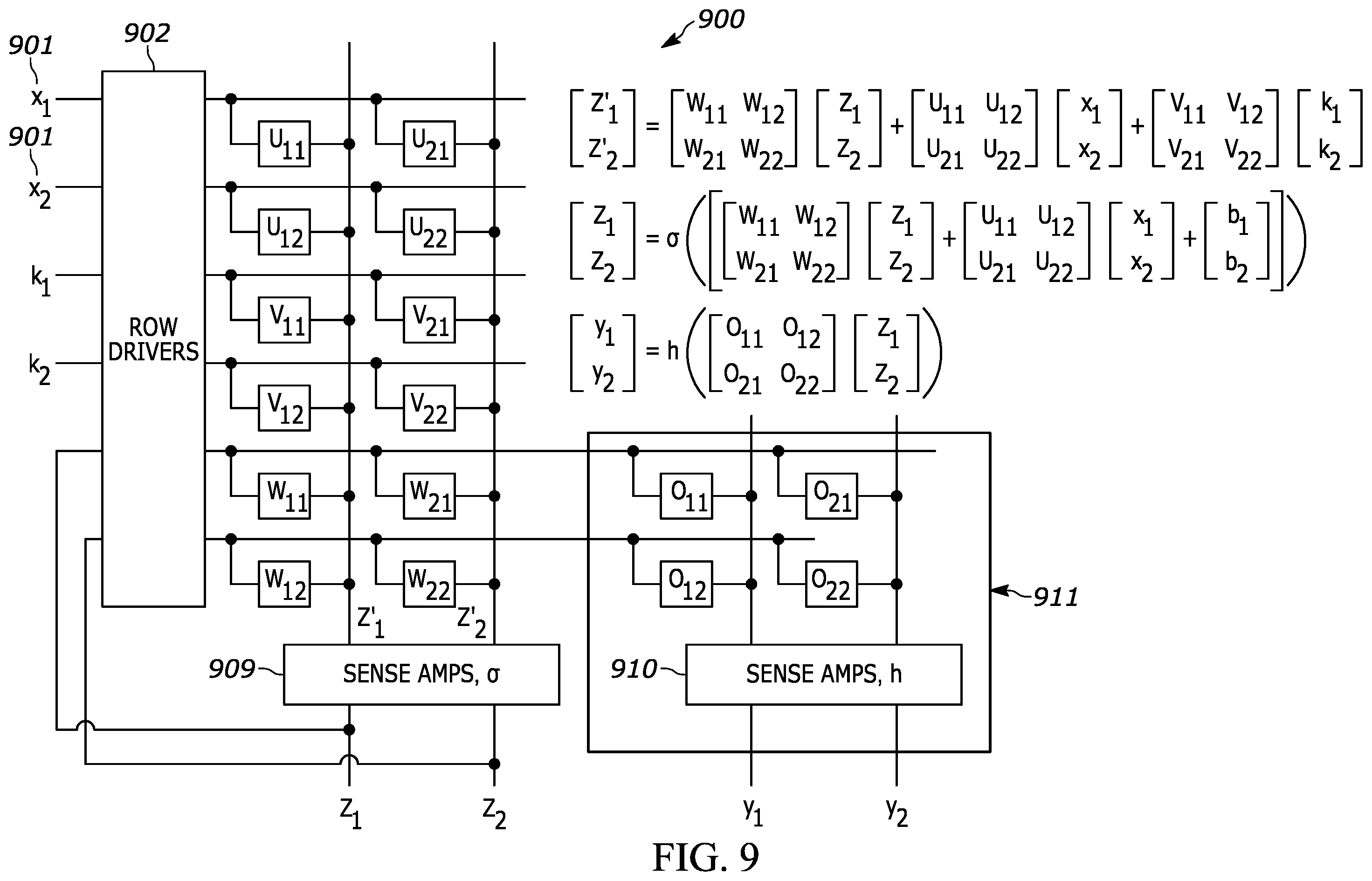 Patent US11847560 Figure 8 – Hardware compute fabrics for deep equilibrium models