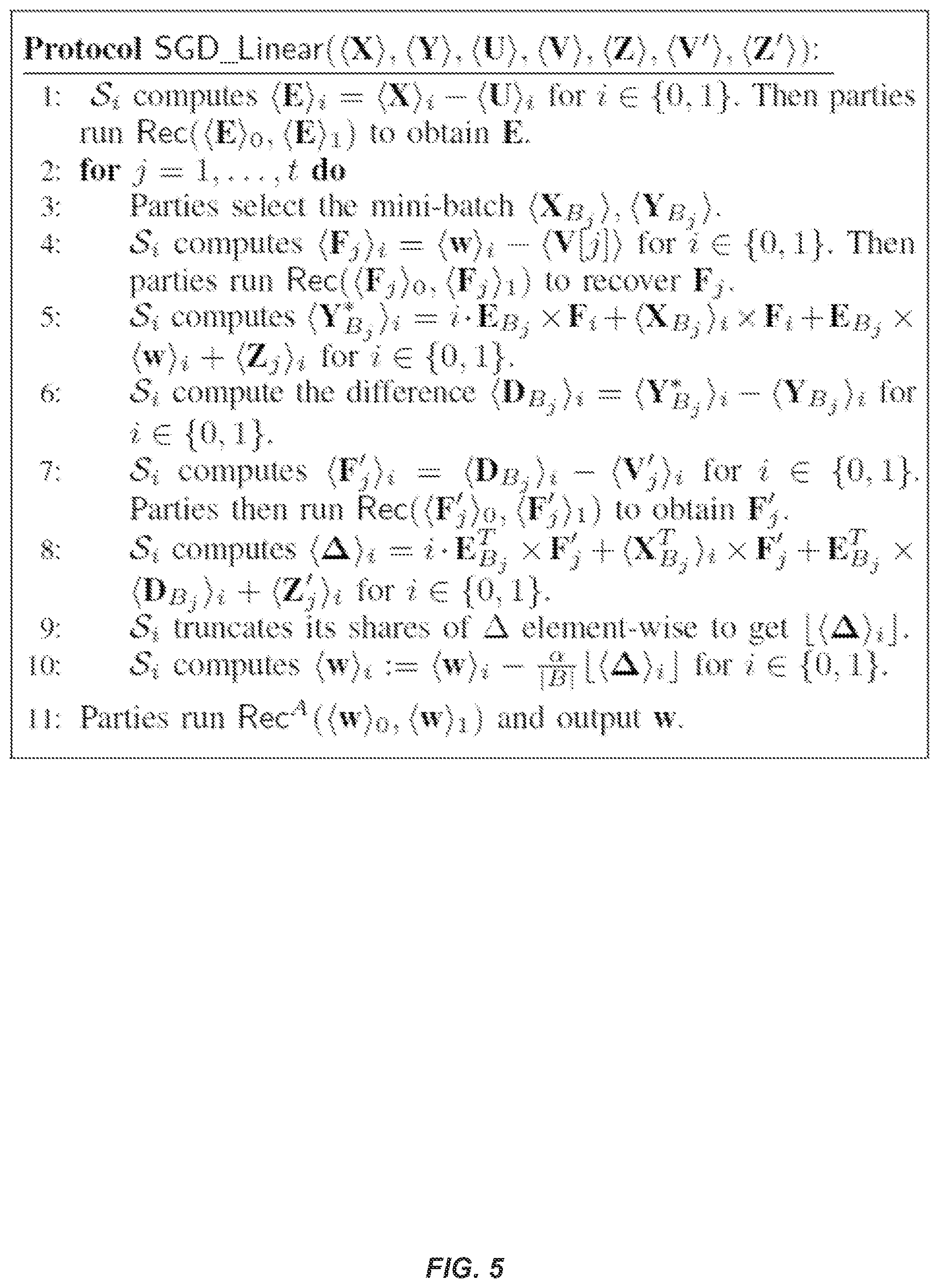 Patent US11847564 Figure 5 – Privacy-preserving machine learning