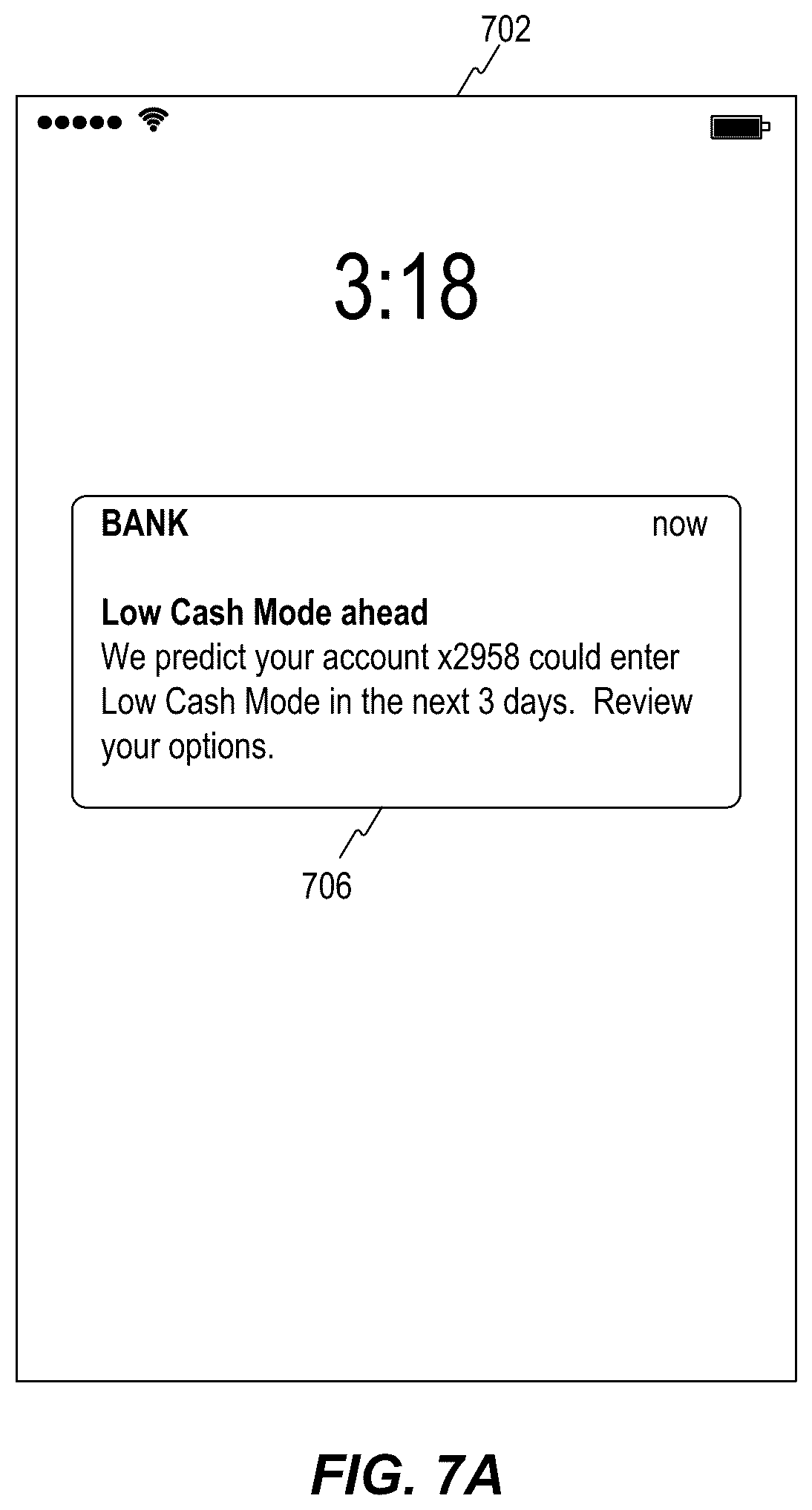 Patent US11847581 Figure 14 – Systems and methods for managing a financial account in a low-cash mode
