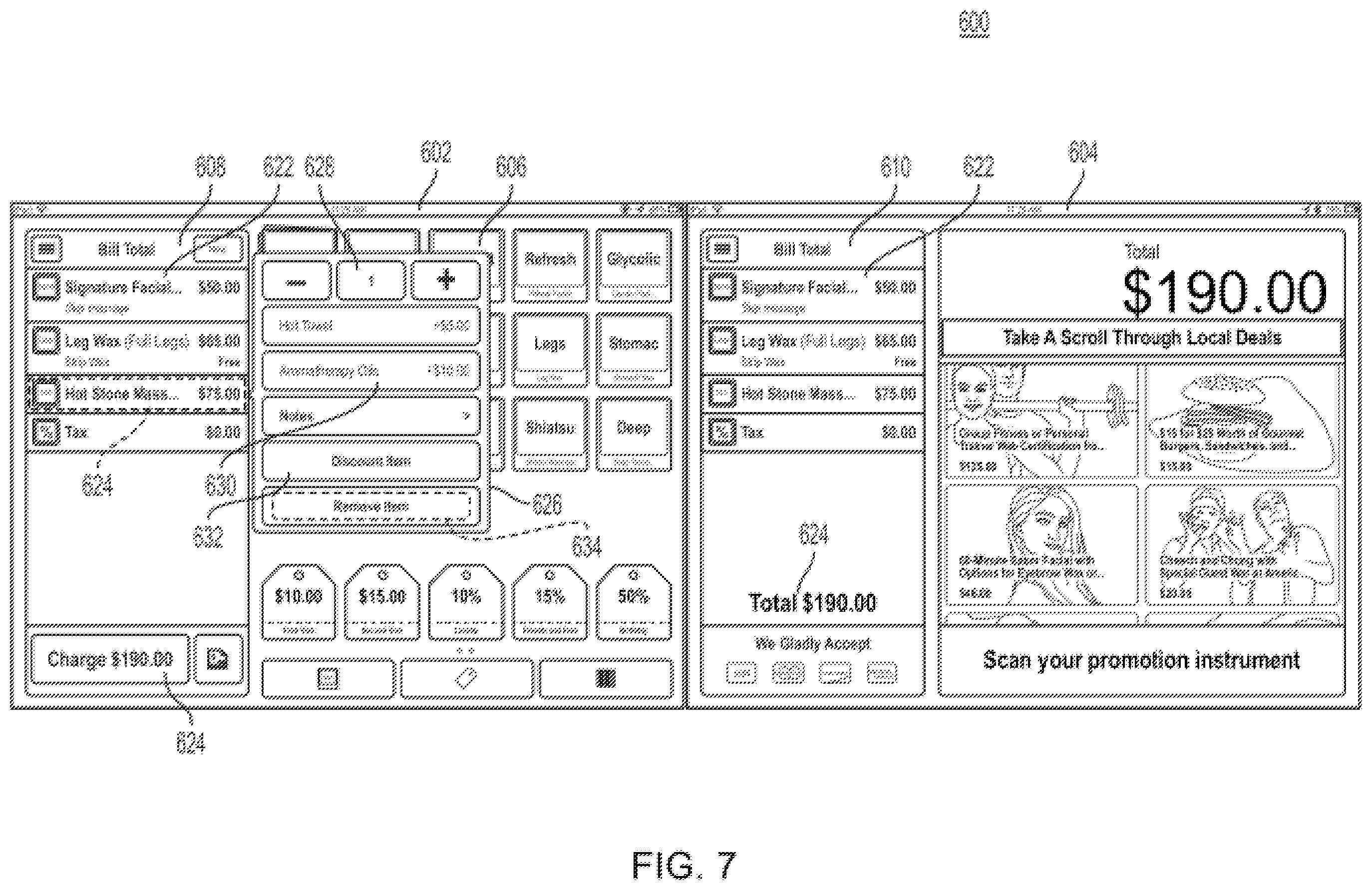 Patent US11847583 Figure 7 – Systems and methods for providing consumer facing point-of-sale interfaces