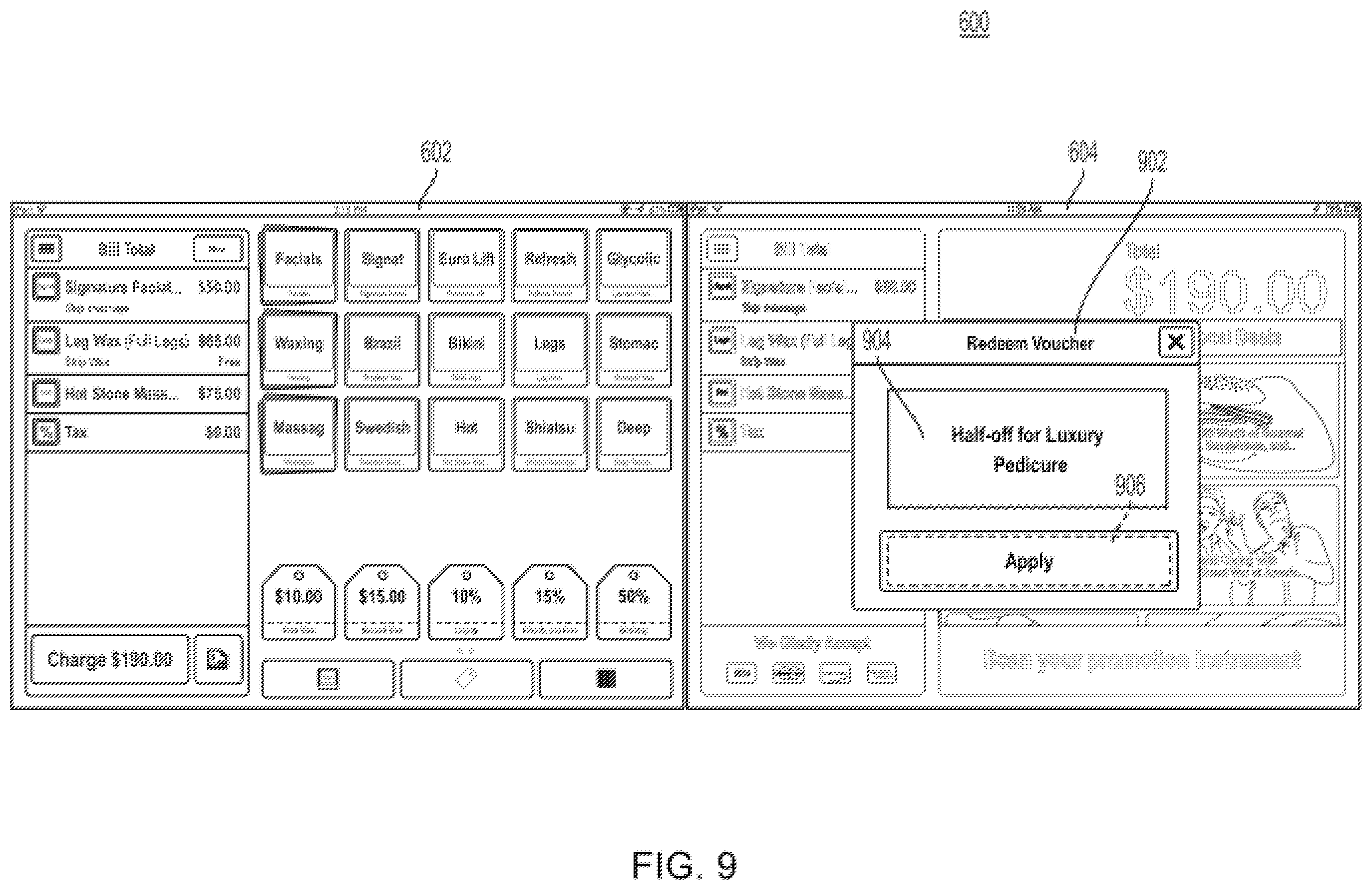 Patent US11847583 Figure 9 – Systems and methods for providing consumer facing point-of-sale interfaces