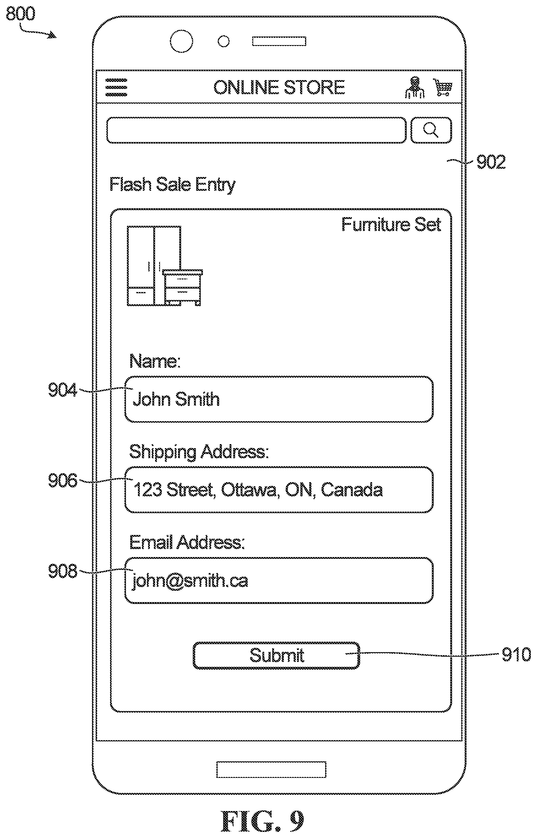 Patent US11847585 Figure 9 – Systems and methods for selectively preventing origination of transaction requests