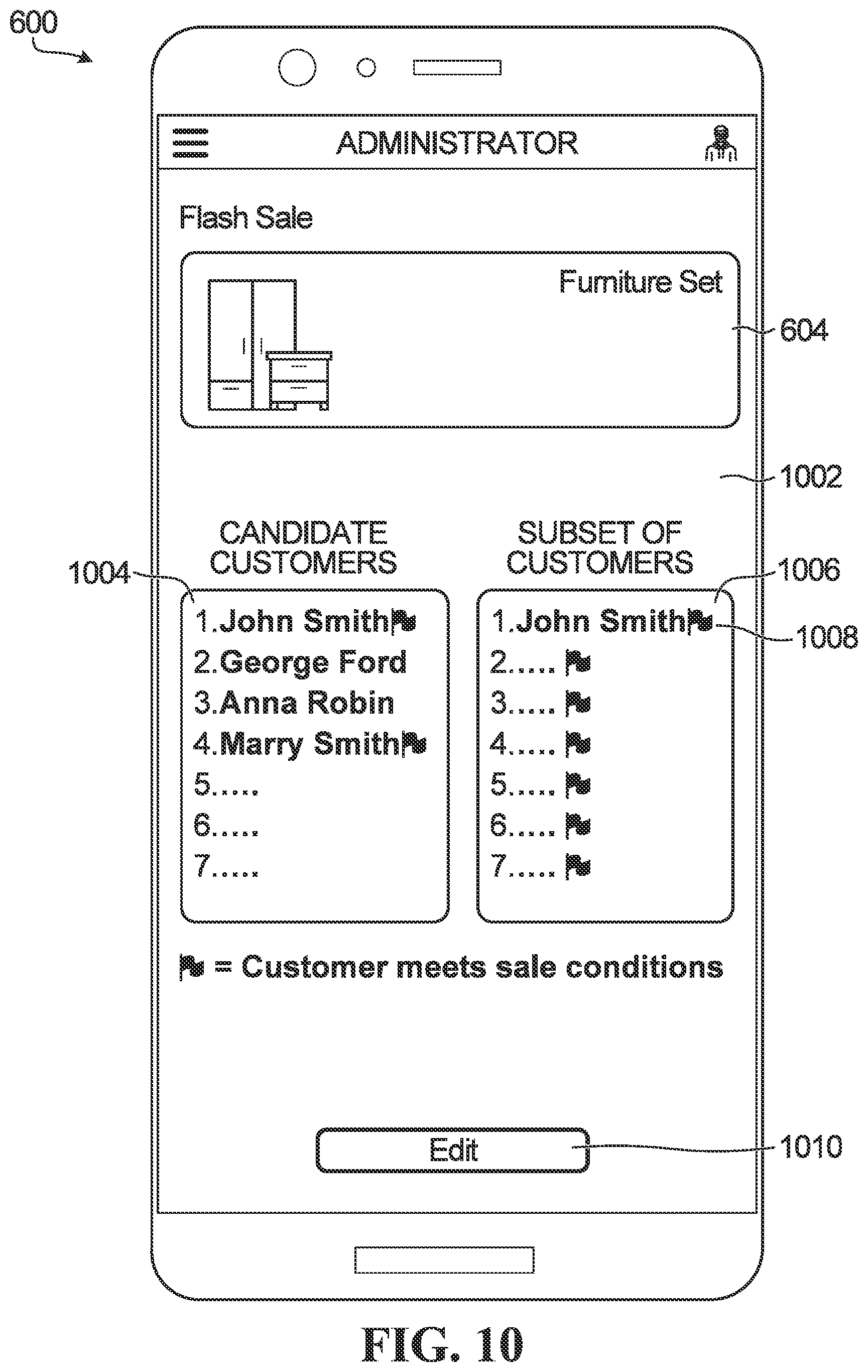 Patent US11847585 Figure 10 – Systems and methods for selectively preventing origination of transaction requests
