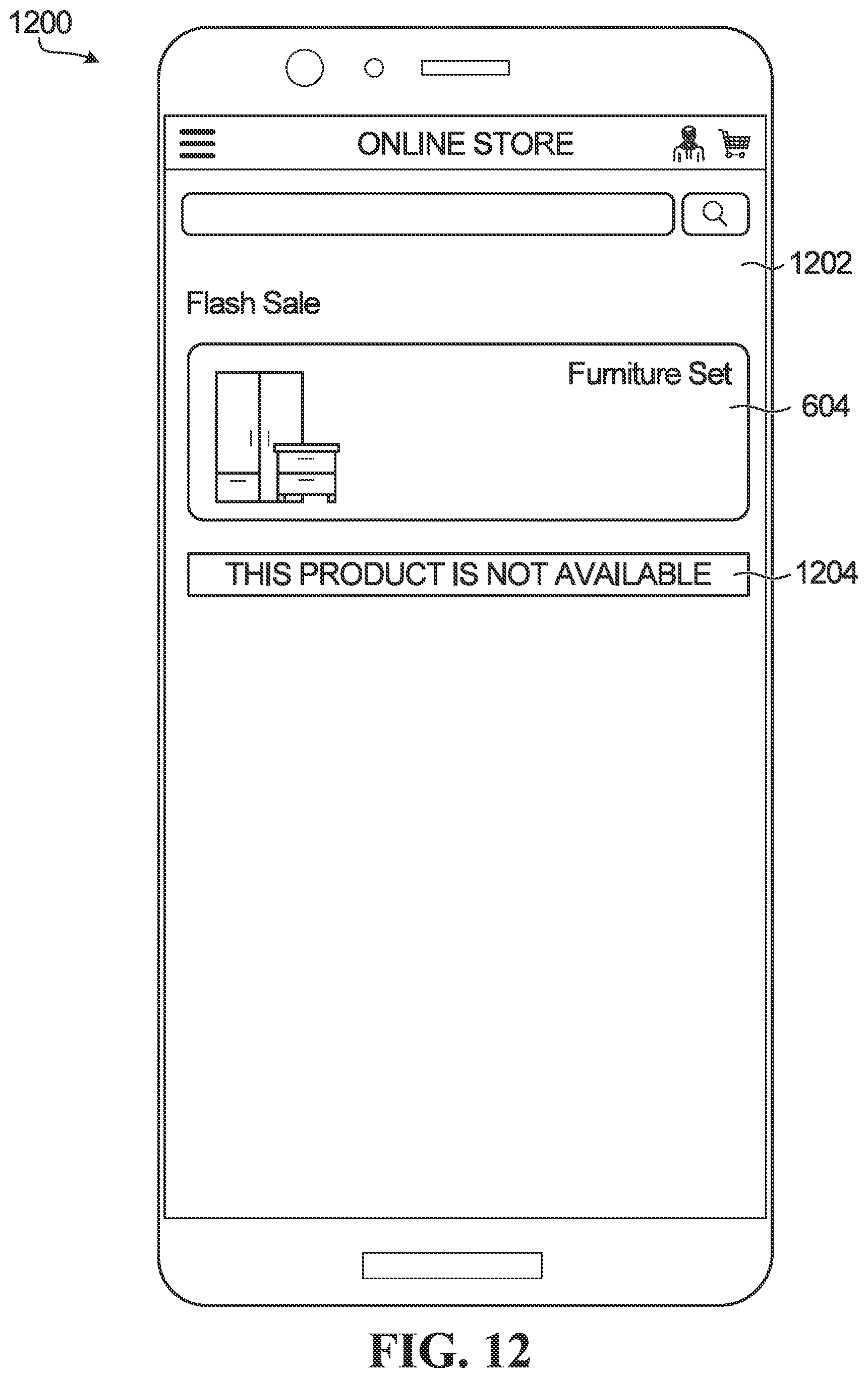 Patent US11847585 Figure 12 – Systems and methods for selectively preventing origination of transaction requests