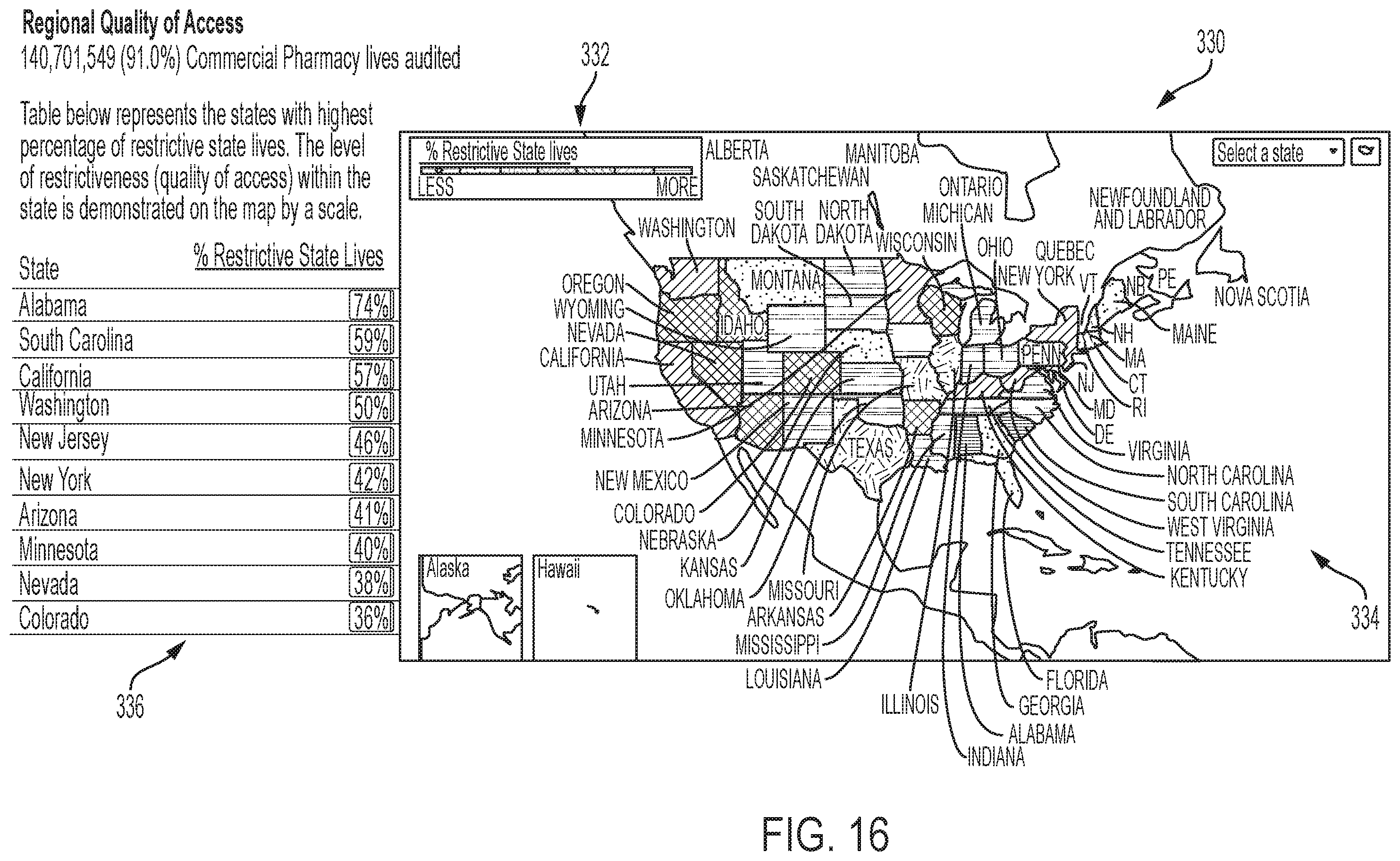 Patent US11847601 Figure 17 – Payer quality of access tool