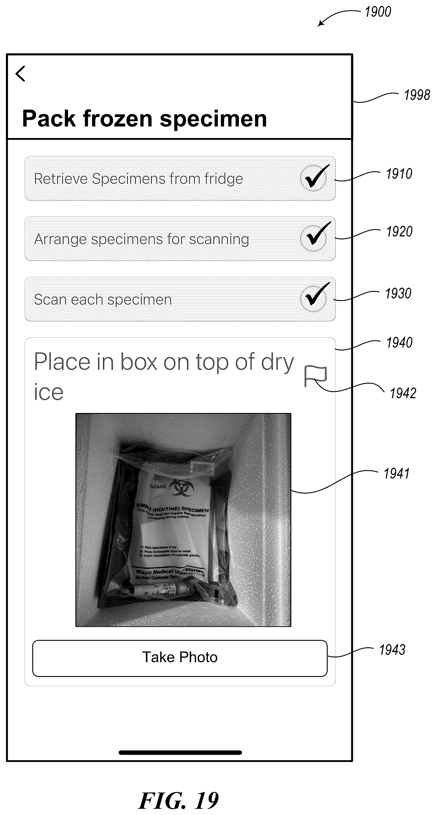 Patent US11847605 Figure 19 – Discharging courier service assignments