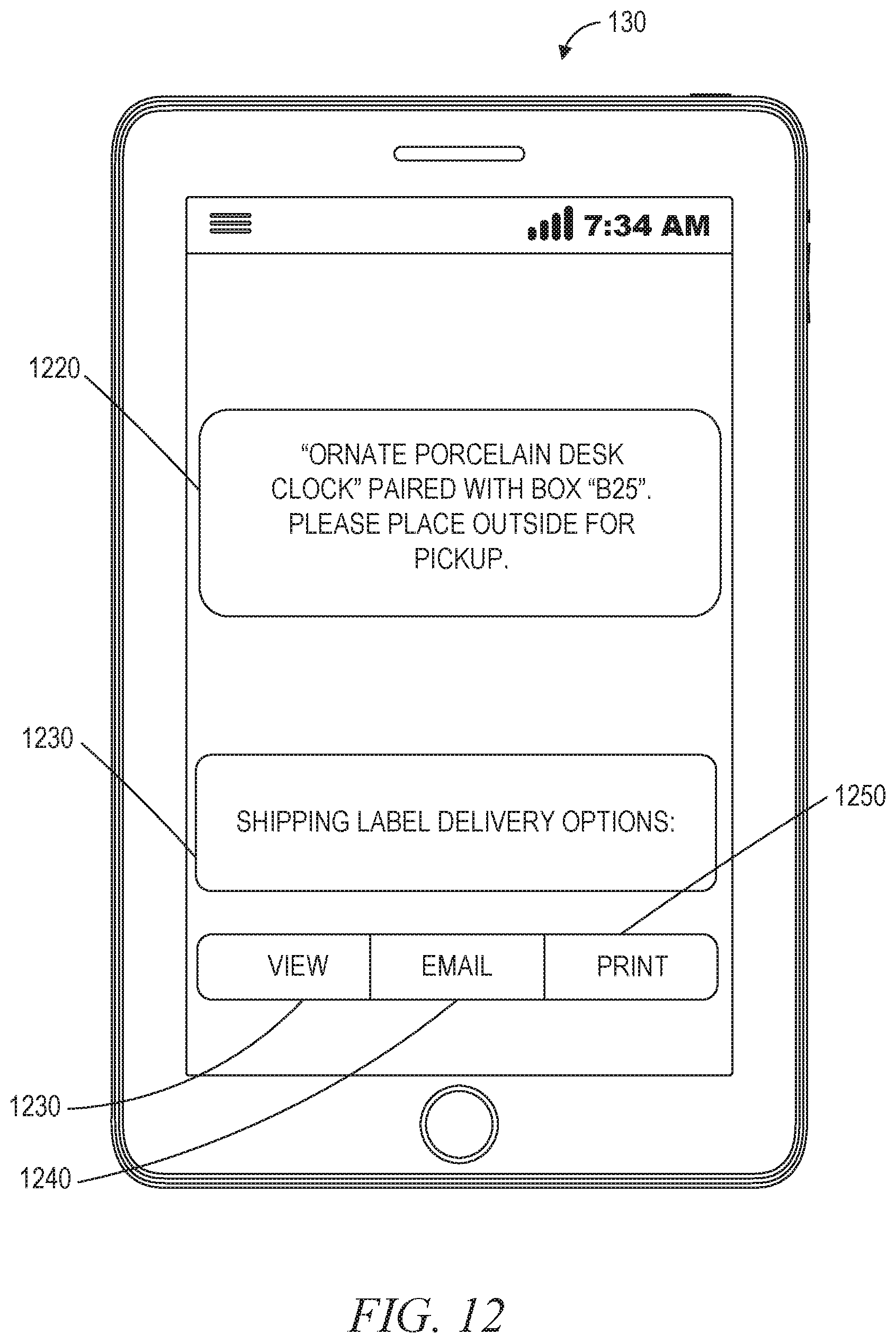 Patent US11847609 Figure 12 – Container touch-pairing device