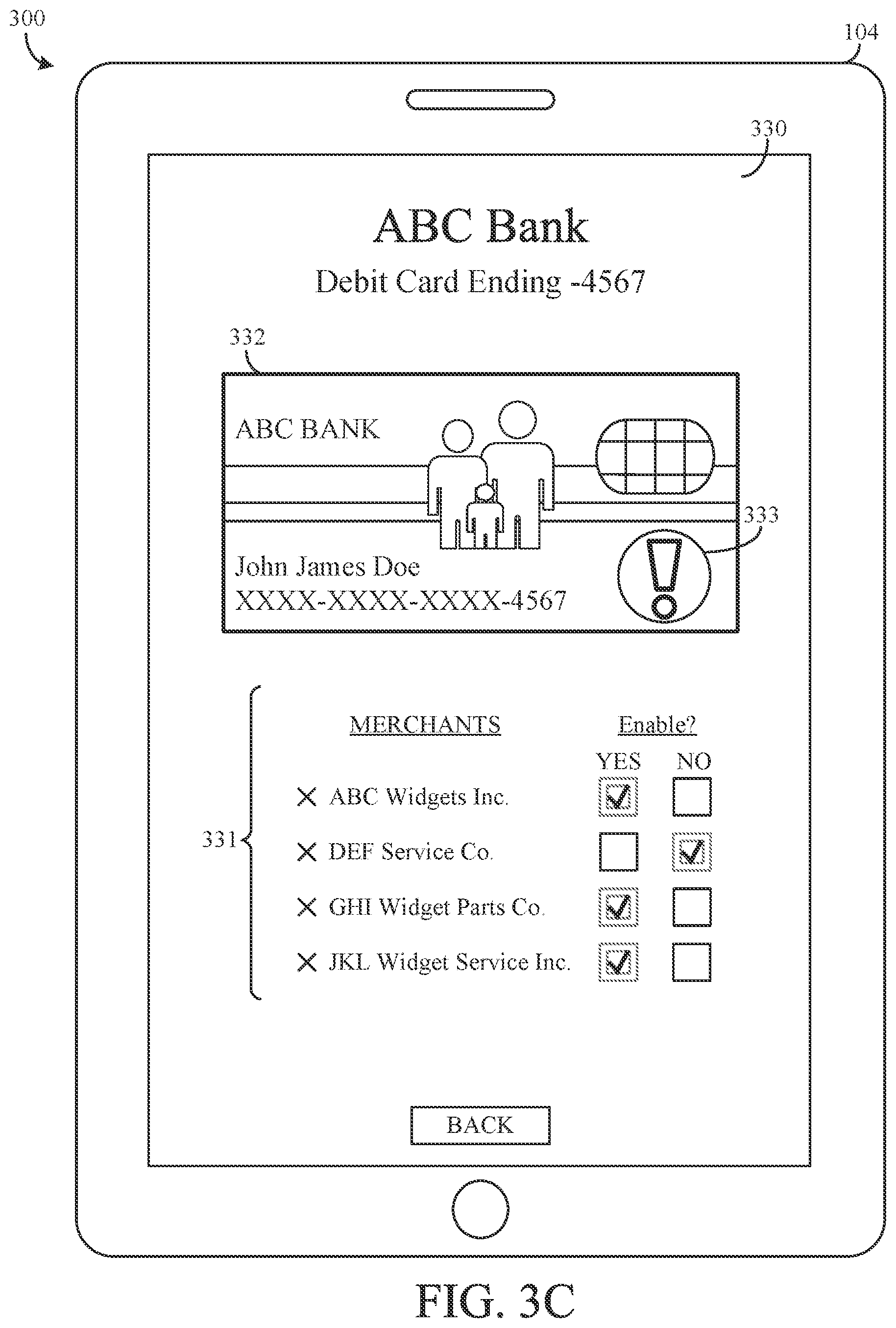 Patent US11847633 Figure 5 – Connected payment card systems and methods