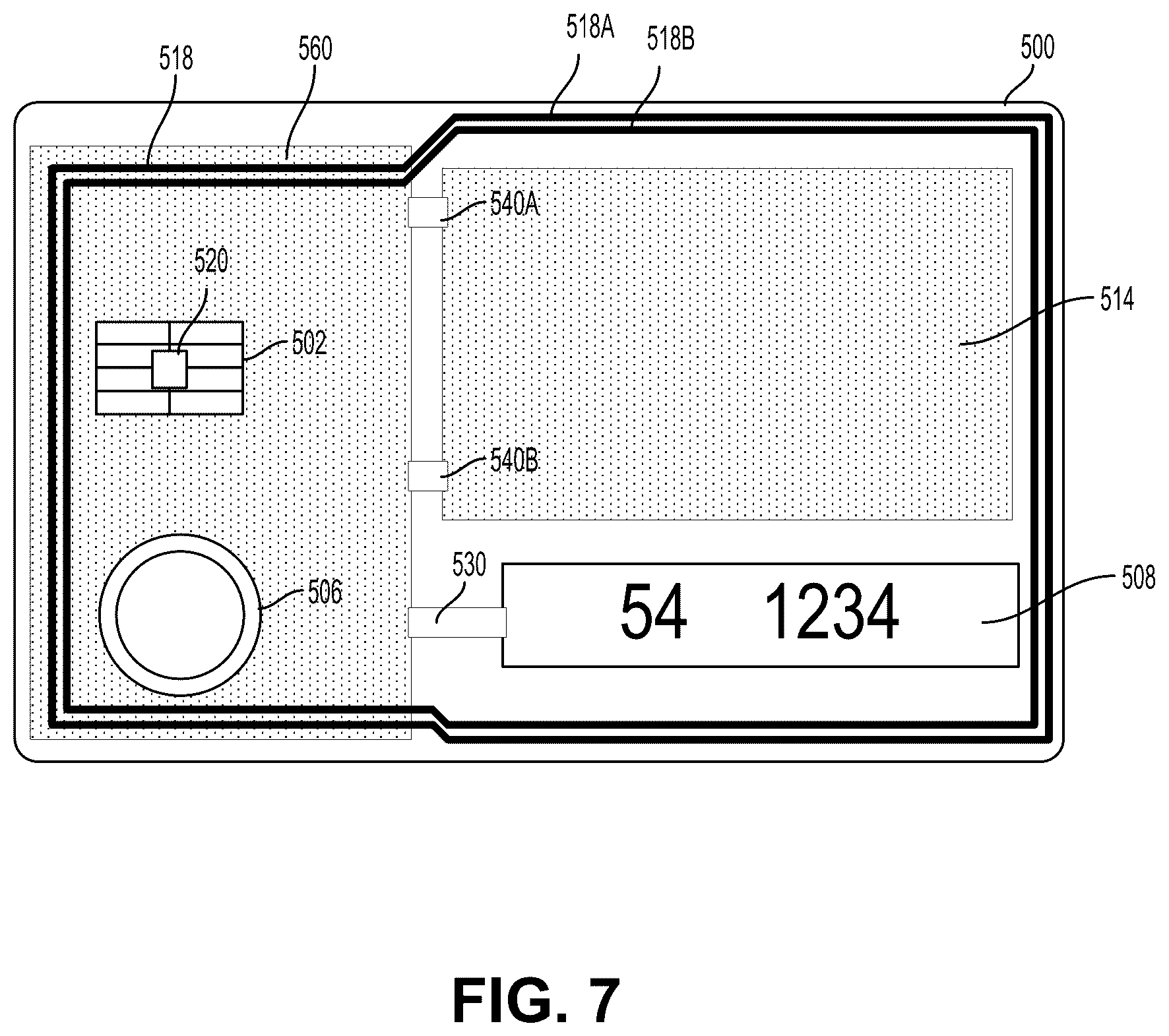Patent US11847635 Figure 11 – Payment card with secure element and replenishable tokens