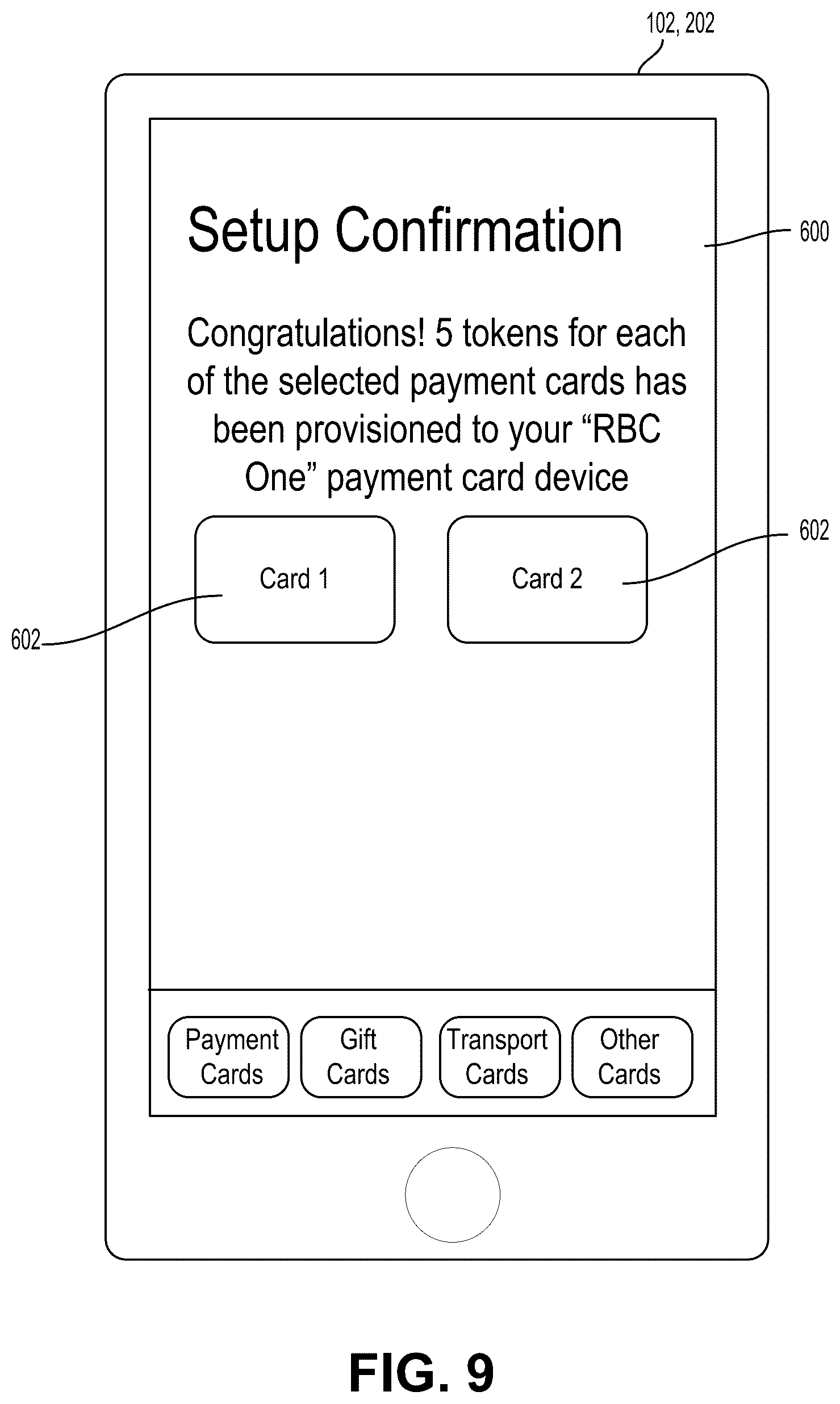 Patent US11847635 Figure 13 – Payment card with secure element and replenishable tokens