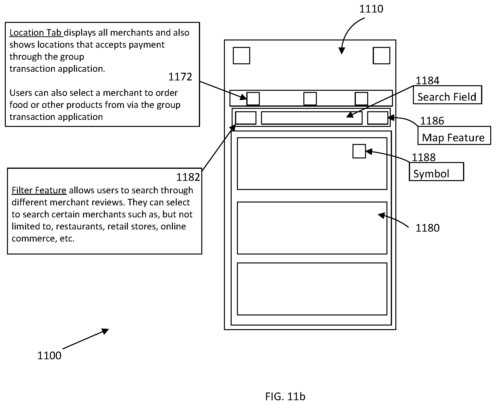 Patent US11847644 Figure 12 – System and method for group transactions
