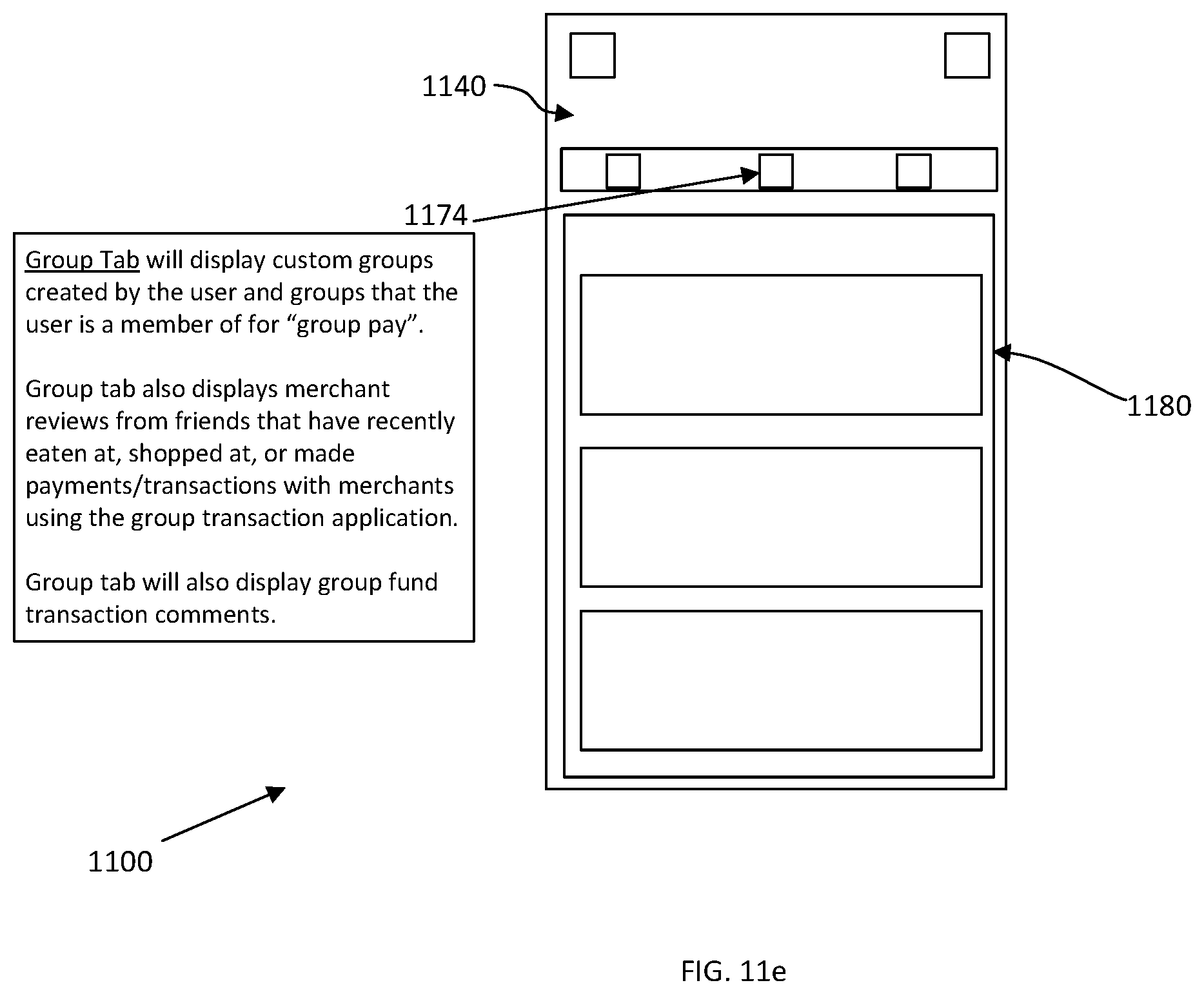 Patent US11847644 Figure 15 – System and method for group transactions