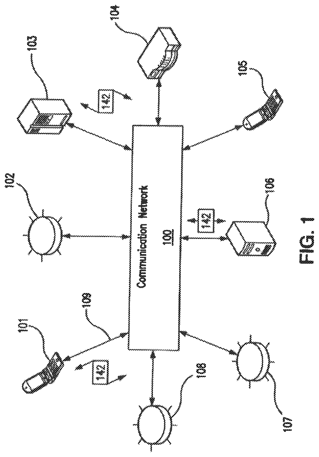 Patent US11847666 Figure 1 – Determining status of building modifications using informatics sensor data
