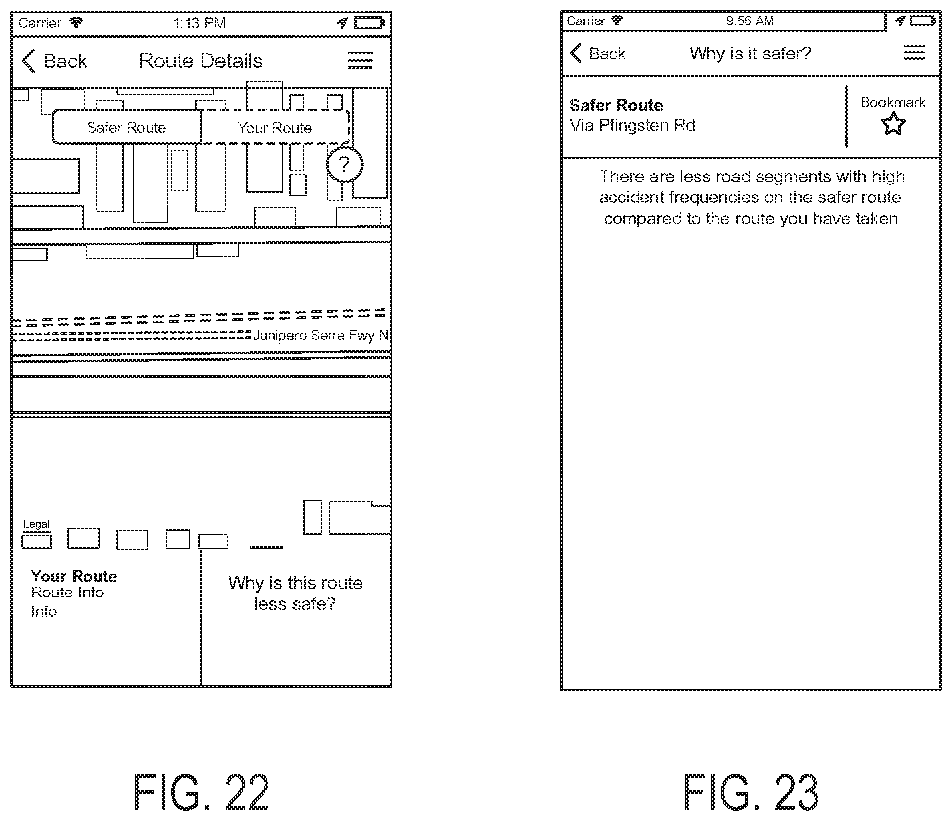 Patent US11847667 Figure 19 – Road segment safety rating system