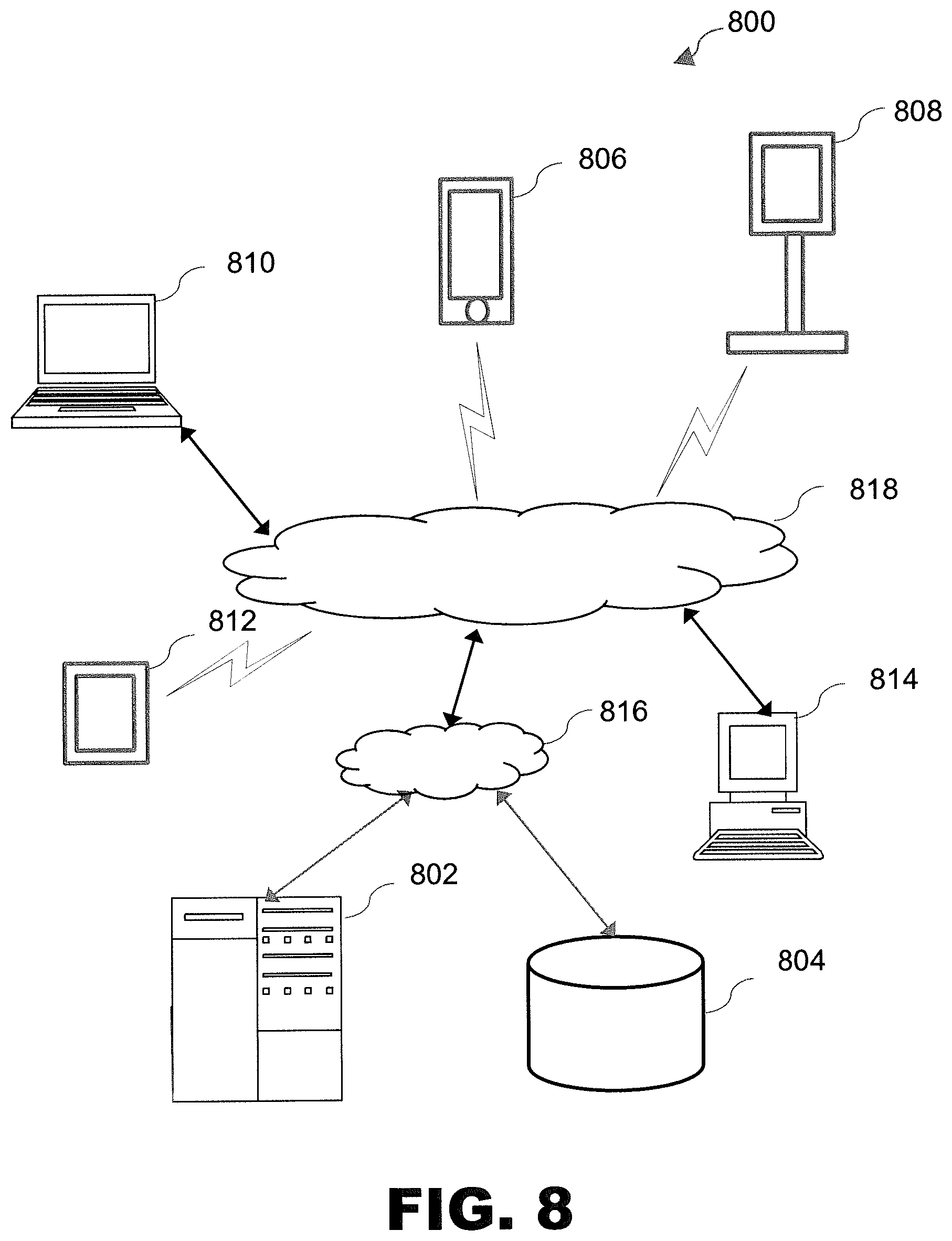 Patent US11847684 Figure 8 – Systems and method for tracking consumer tasting preferences