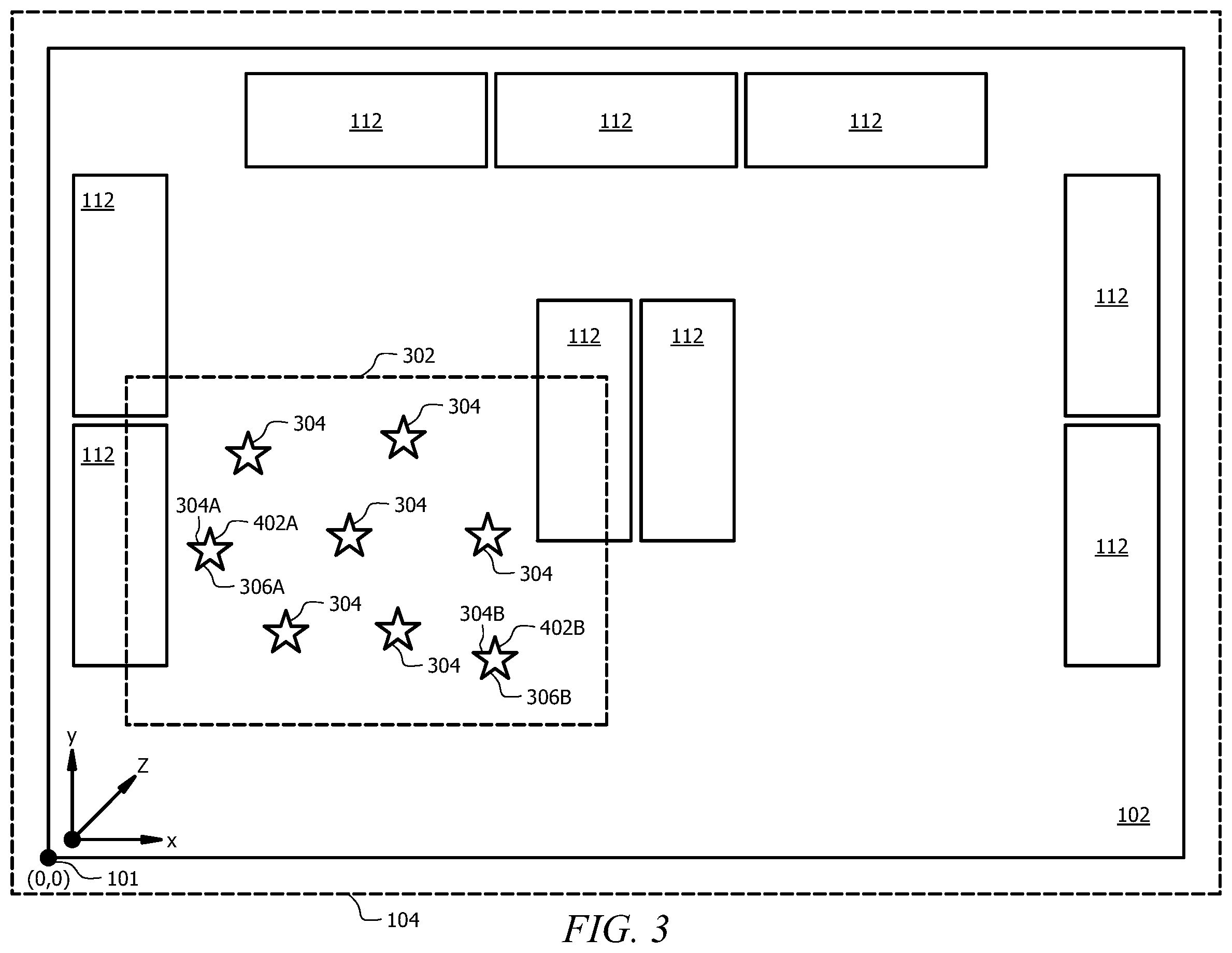Patent US11847688 Figure 3 – Detecting and identifying misplaced items using a sensor array