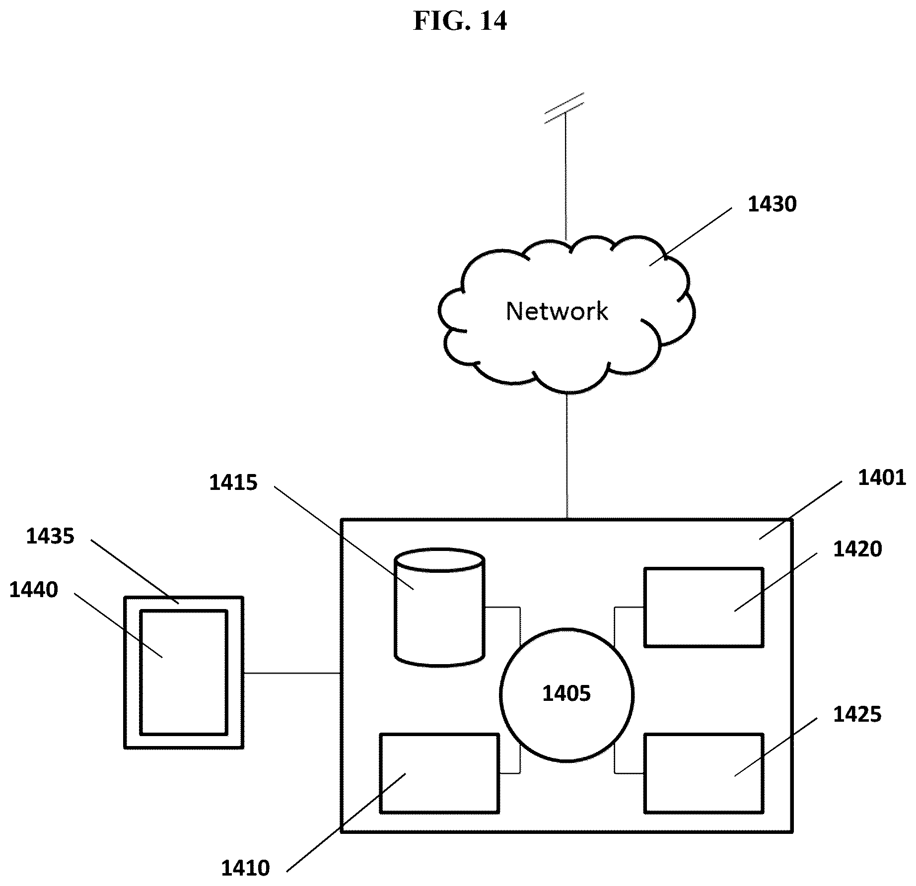 Patent US11847709 Figure 14 – Automated transaction workflow management application extending and improving an existing email application